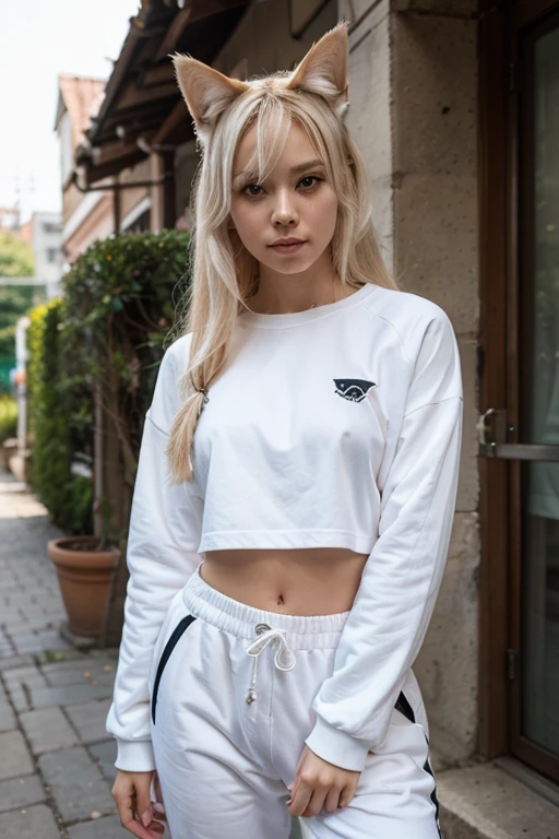 1girl,stpeach_twt,<lora:STPeach_Twitch-08:0.6>,normal t-shirt,pants,