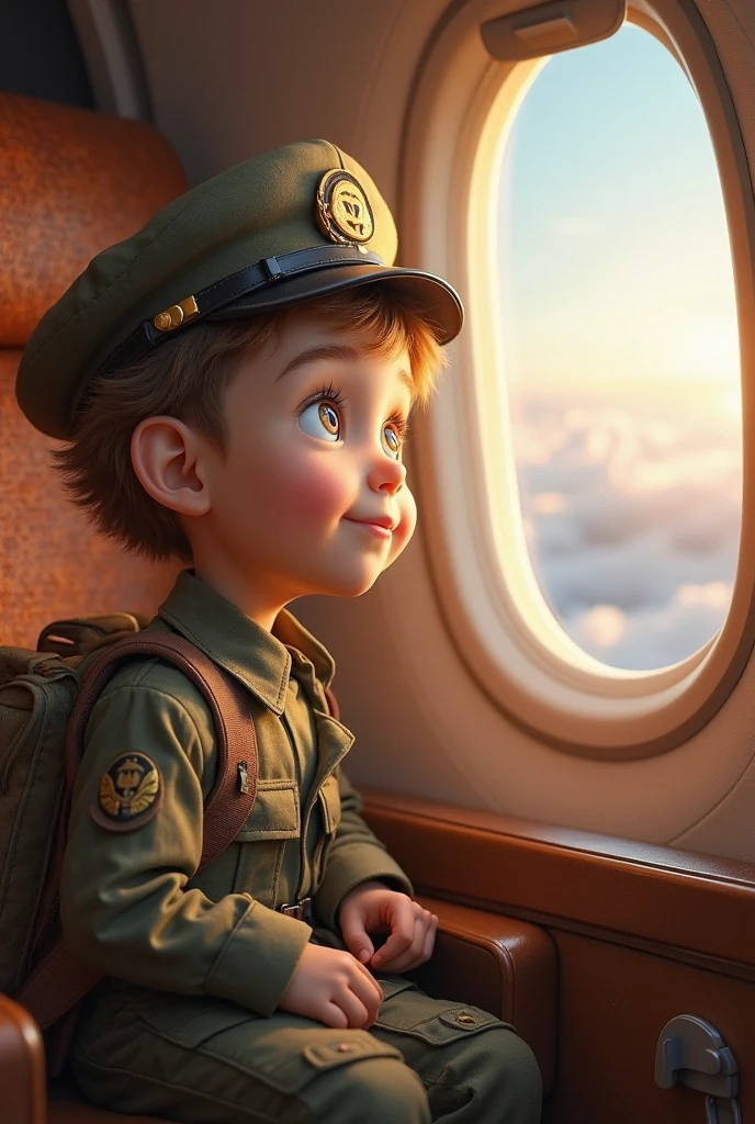 The Little Prince is talking to the pilot
