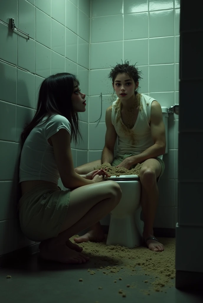 Teenager in a shower tub drugged man

