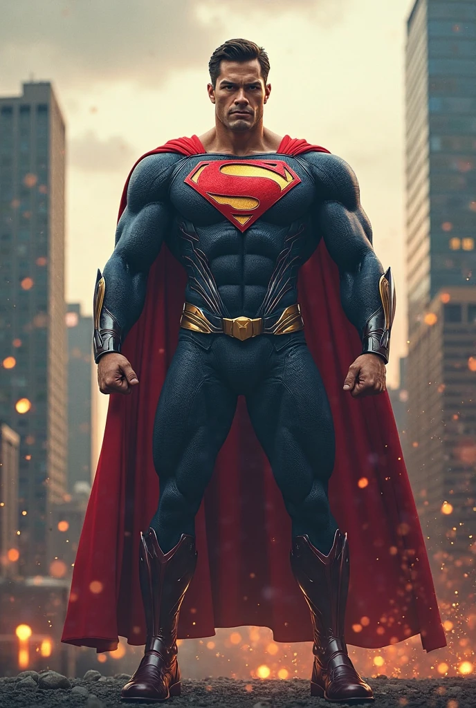 Make super man black adum Szam mix outfit for new super hero 