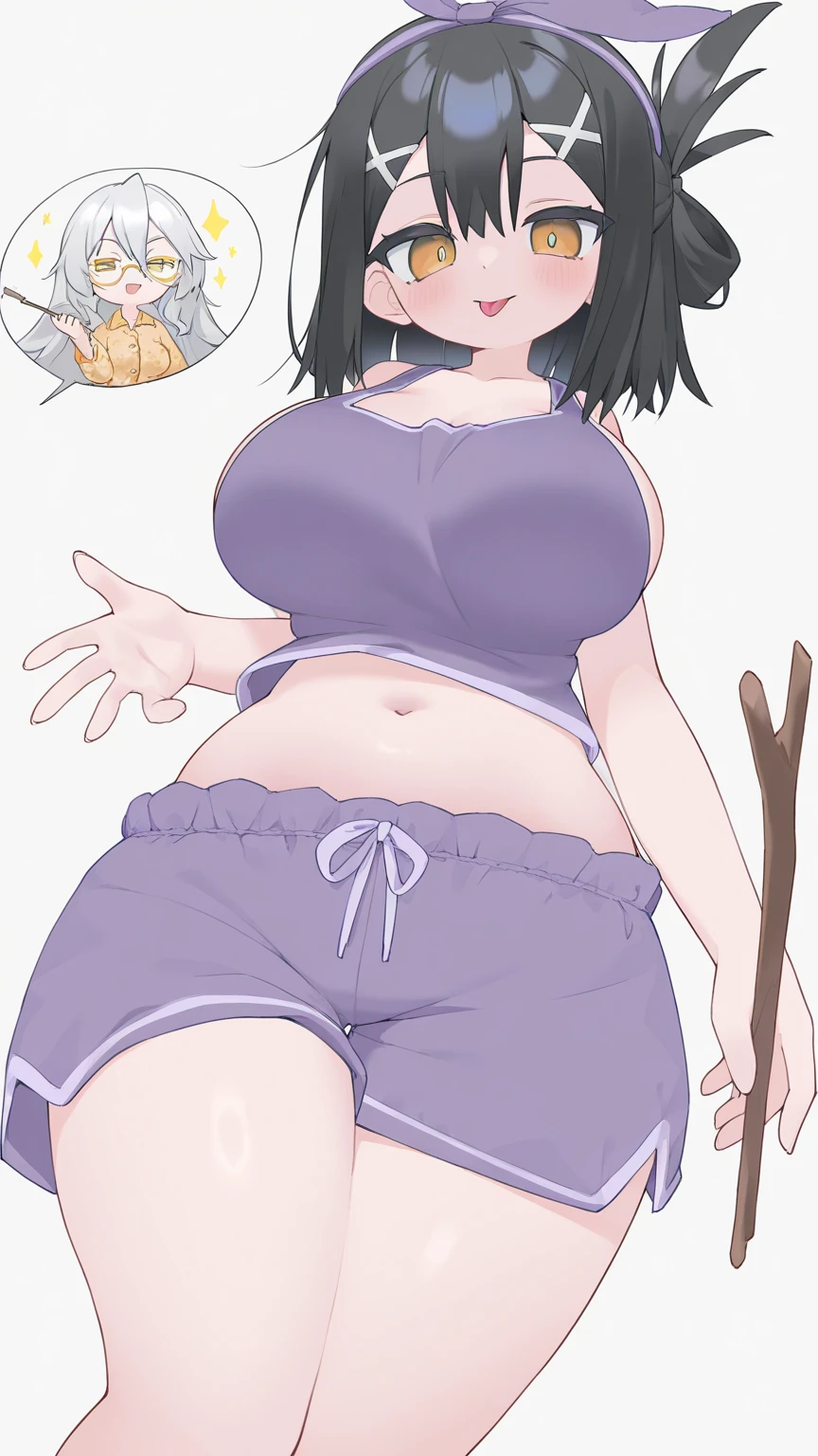 huge breasts:1.5, simple white background:1.5, full nude:1.5, 1 girl:1.5, silky skin:1.5, Chibi:1.5, drips of sweat:1.5, public hair:1.5, black hair:1.5, short hair:1.5, full nude:1.5, beautiful pussy line:1.5, wide hip:1.5, shaking hip:1.5, shaking breasts:1.5, beautiful anus:1.5, in heat:1.5, facing front:1.5, M-shaped spread legs:1.5, squating:1.5, clear pussy:1.5, sex, spread pussy, arms behind:1.5