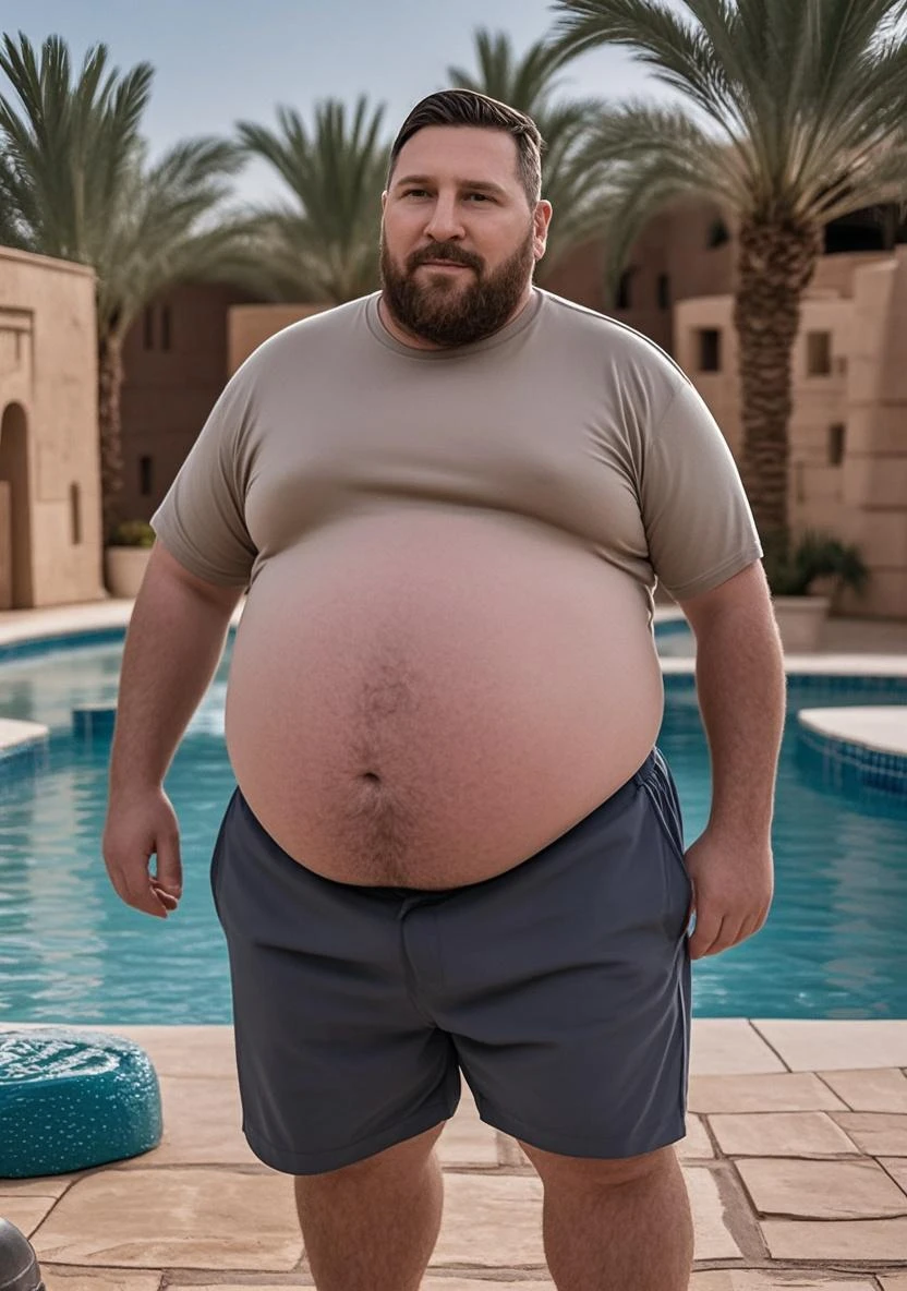(((2heads))), ((identical twins)), 1man, david harbour, middle aged, older male, ((fat)), ((big belly)), ((obese)), ((shirtless)), navel, big nipples, athletic shorts, body hair, big bulge, ((overweight)), dreamy atmosphere, dark cyan and red, i can't believe how beautiful this is, serene atmosphere, epic realistic, soft cinematic light, hdr, intricate, highly detailed, (depth of field:1.4), faded, (neutral colors:1.2), (hdr:1.4), (muted colors:1.2), hyperdetailed, (artstation:1.4), cinematic, dramatic light, (intricate details:1.1), bathroom mirror scenery, (rutkowski:0.66), (intricate details:1.12), hdr, (intricate details, hyperdetailed:1.15) (skin texture:1.2), detailed expressions, tired, frowning, expressive pose