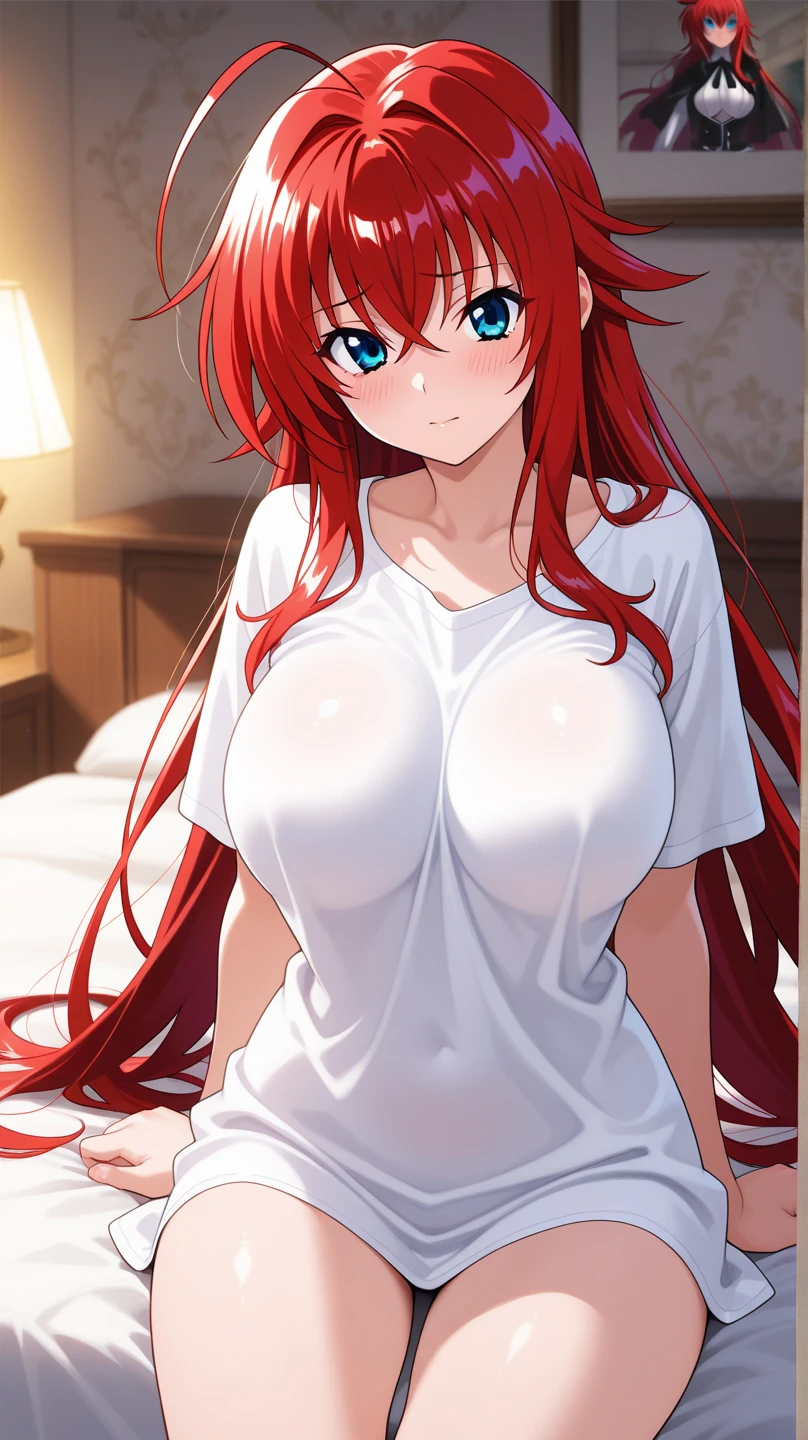 Anime. Young woman. Red hair. Long hair. Blue eyes. Beautiful eyes. Perfect eyes. Expressive eyes. Ideal face. Ideal anatomical body. Beautiful long legs. Beautiful body. Beautiful nose. 18 years. Big breasts. Period. Blush. Beautiful character design. Shiny skin. House. Bedroom. Have sex. Hentai. Bed. First time. Hand
on the crotch. Masturbates. Urinary incontinence. She wants to pee. She needs to pee. She has a strong, desperate urge to pee. She peed herself. Tears on eyes. Crying. Snot flows from the nose. Whole body. nsfw. Official art. Extremely detailed CG Unity 8k wallpaper. Ideal lighting. Ultra high resolution 4K. Super detailed 8K. A high resolution.