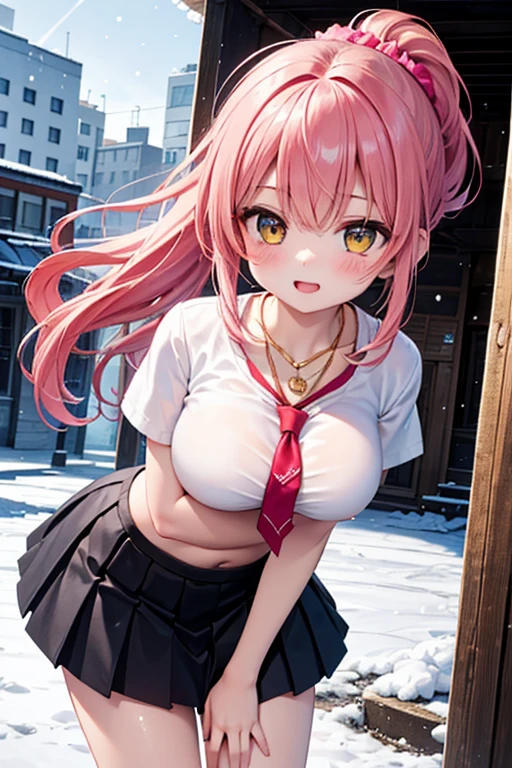 masterpiece,(semi realistic:1.5),ultra quality,high resolution,high chroma,high color:2, 4k,extremely delicate and beautiful body,delicate beauty face,details face,floating hair,1 loli girl ,black short hair,(glasses:0),(hime-cut,blunt bangs),(petite body:1.5,skinny body,large breasts,small cleavage),(school uniform,serafuku,underboobshort leggings,pleated skirts),wariza,(narrow eyes,full-face blush,parted lips,put index finger to one's lips,heavy bleathing),daylight,school room,