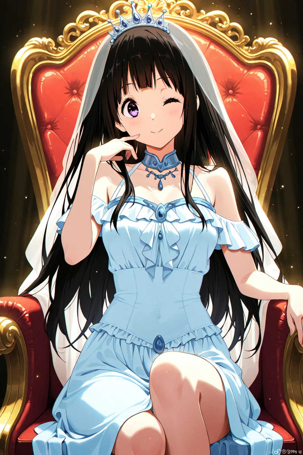 grown-up 20-year old tomoyo daidouji tsubasa reservoir chronicle ((dark violet eyes)) ((long black hair)) as a bride in a ((skimpy backless and low cut wedding dress)) and flowers in her hand, guweiz, artwork in the style of guweiz, guweiz on pixiv artstation, guweiz on artstation pixiv, clean detailed anime art, guweiz masterpiece, beautiful anime art style, cute anime waifu in a nice dress, in skimpy dress ((stockings on thighs)), ((very short hem)) (small chest)