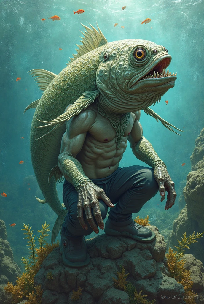 Romy Basa with Bangus head male version