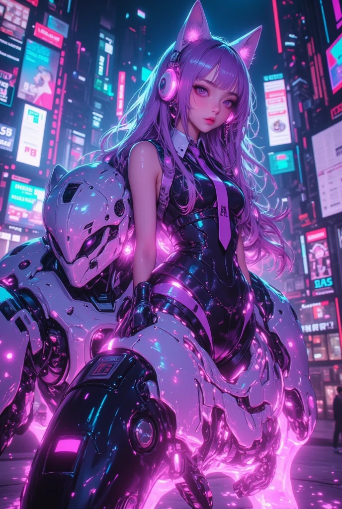 anime girl with pink hair sitting on a chair in a neon city, cyberpunk anime girl in hoodie, cyberpunk anime girl, anime style 4 k, anime cyberpunk art, best anime 4k konachan wallpaper, digital cyberpunk anime art, female cyberpunk anime girl, digital cyberpunk - anime art, cyberpunk anime art, anime cyberpunk, cyberpunk streetwear, cyberpunk art style