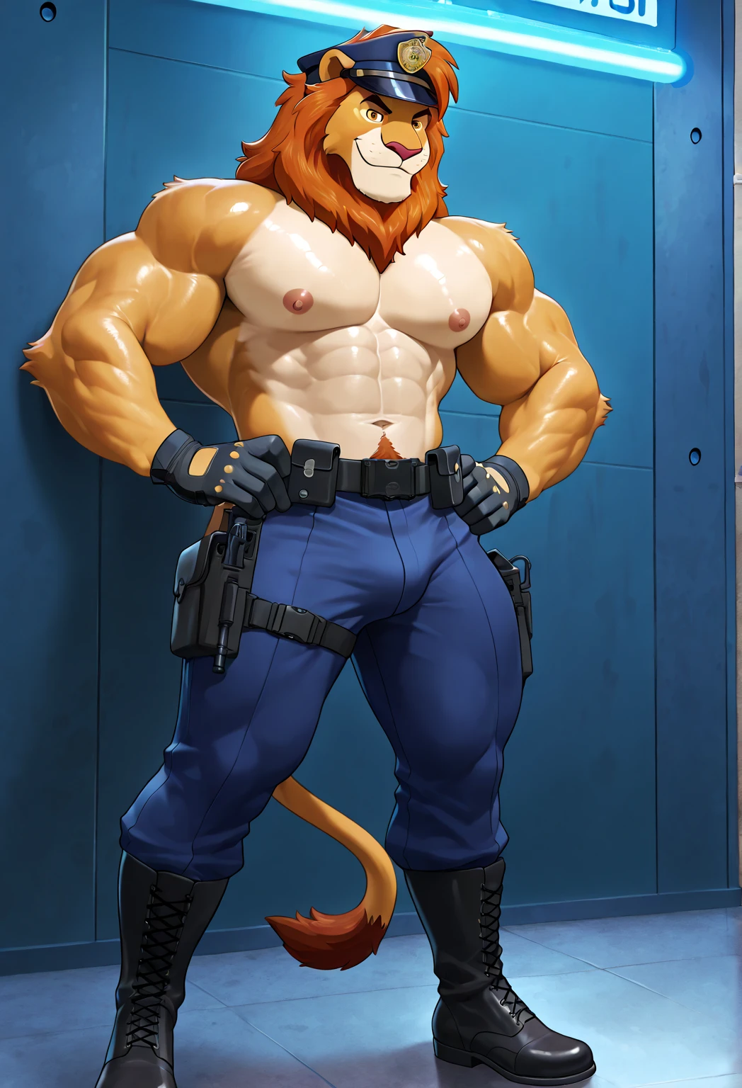 red fox, Full Body Furry, (fox tail), paws with claws,pass upright,on a sunset tropical island, (((digitigrade))), (((brown paws))), (((brown forearms))), blue eyes, ((black mark on muzzle)), (((fox mane))),(((fluffy neck))), dogtags, (((((doc r6s outfit))))), , paw pad, His body pulses with growth as he begins to fill his clothes.. He is starting to overfill his clothes with his large size, his muscles growing uncontrollably. He is pushed against the confines of the chamber as his body becomes massive. Growth taking over he becomes a gigantic beast of muscle, ((hunched over with growth)).(( Massive pectorals pushing out as his body pulsates and heaves bigger)).((massive bicep)), (((huge package, huge bulge, massive package, massive bulge))), powerful build, thick, overloaded muscles, very tall,(( massive ten pack abs)), ((horny look)), holding is bulge, ((((ripped clothes))))