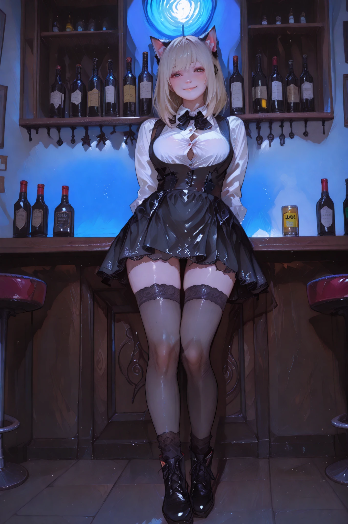 Dark blue high socks,Real、8k,masterpiece,Perfect human body,8 heads,(RAW Photos:1.2)、(Realistic:1.4)、The beauty of beautiful details Laughter、BIG ASS、bionde、((I can see your pants))(Panty shot)Earrings eyelash Beautiful and detailed、Large file size、Very detailed、High resolution、Transcendental beauty Highest quality、masterpiece、、((See-through,Frills,lingerie))、Very detailed performance, In detail、Highly detailed facial cinematic lighting、17-year-old girl、positive、((Dynamic pose)))、(Lean back:1.2), (Open Stance))、(From below:1.5), (Under the skirt:1.5), Check Pleated Skirt、Sexy upward glance, (Spread your legs and show me your panties:1.5), (Black See-through Panties:1.5), (Low rise:1.5), (Long white hair:1.5), (Healthy Body:1.5), (High leg tiny panties,,,,,,:1.5), (Looks like see-through panties :1.3), (Pubic hair is visible:1.5), (Browsing Caution:1.5), (Shyness:1.5), (Black long boots:1.5)((Big Breasts:1.7))((orgasm:2.2))Thick vagina,wet vagina