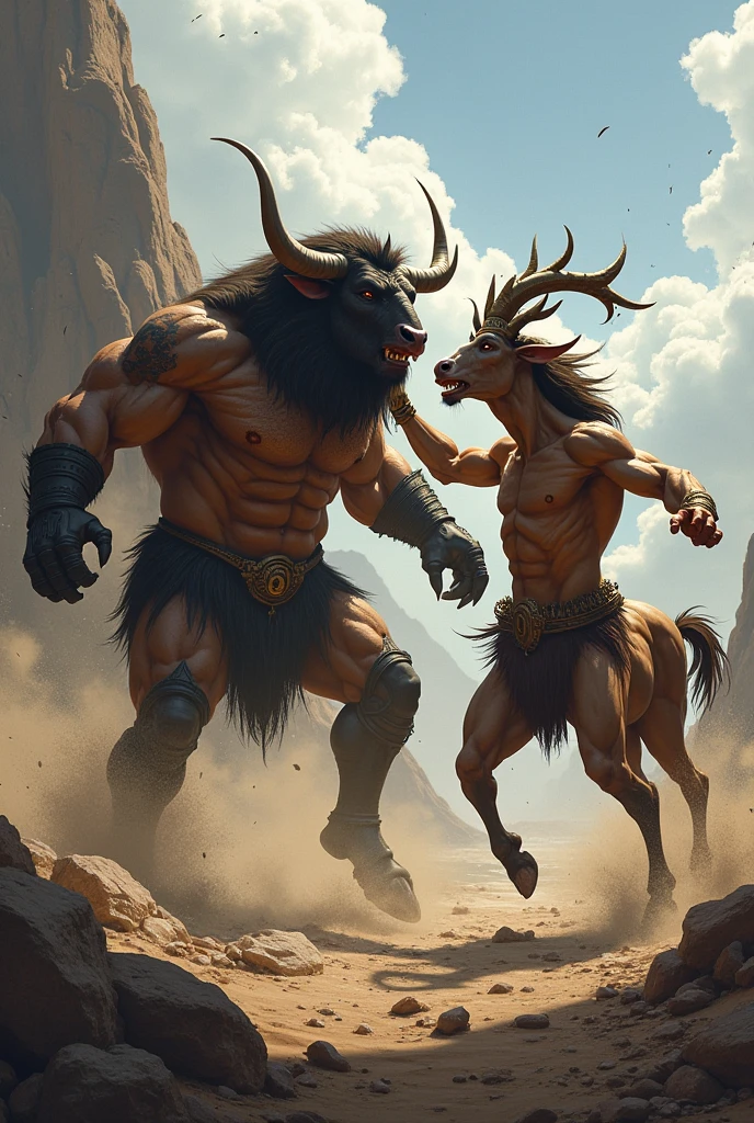 (by taran fiddler), masterpiece, detailed fur, full body, duo, seductive, satyr/satyr, faun, scut tail, tail up, detailed eyes, male, butt, sagging balls, furry sheath, male/male, gay, sex, anal penetration, looking pleasured, mouth open, gasping, panting, excessive cum