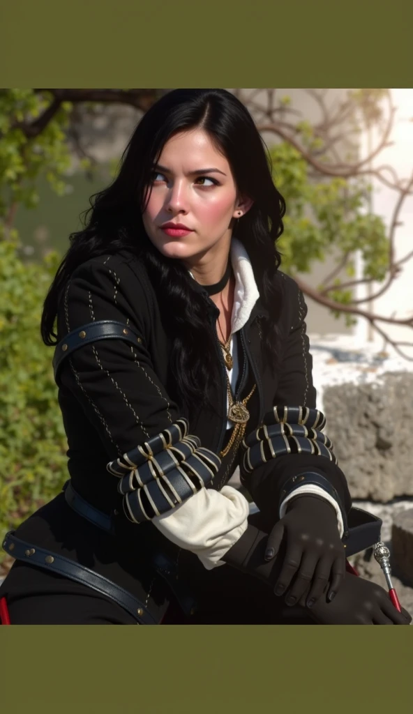 ( masterpiece, best quality, highres:1.3)
WitcherYennefer, 1girl, solo, black hair, purple eyes
<lora:WitcherYennefer-000005:0.8>