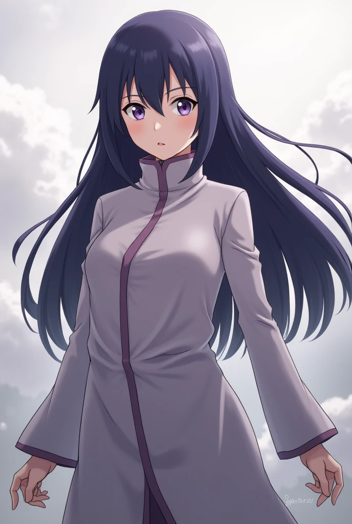 masterpiece,best quality,highres,ultra-detailed,aashizue,grey eyes,(facial mark:0.8),long hair,armor,bodysuit,shirt,white shirt,gloves,belt,skirt,pants,pantyhose,black pantyhose,boots,<lora:izawa_shizue:0.8>,outdoors,standing,:d,salute,