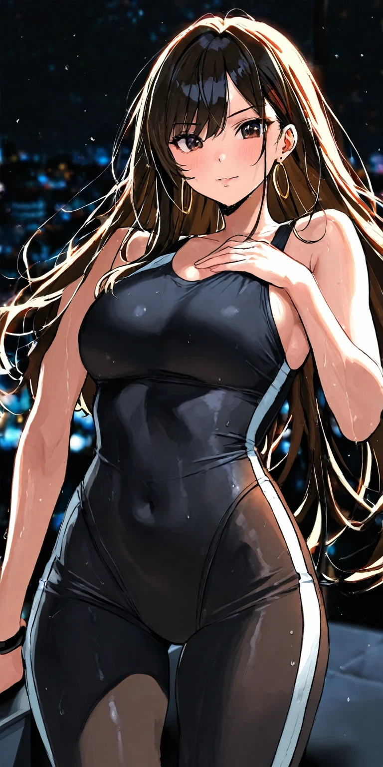 pixel-Hori, 1girl, leotard, black pantyhose, bunny ears, street, sunset, masterpiece, best quality, photorealistic, realistic, (RAW photo, 8k uhd, film grain), caustics, subsurface scattering, <hypernet:myhands_22k:0.75> <lora:hori_Kyouko-LoRA:0.6>