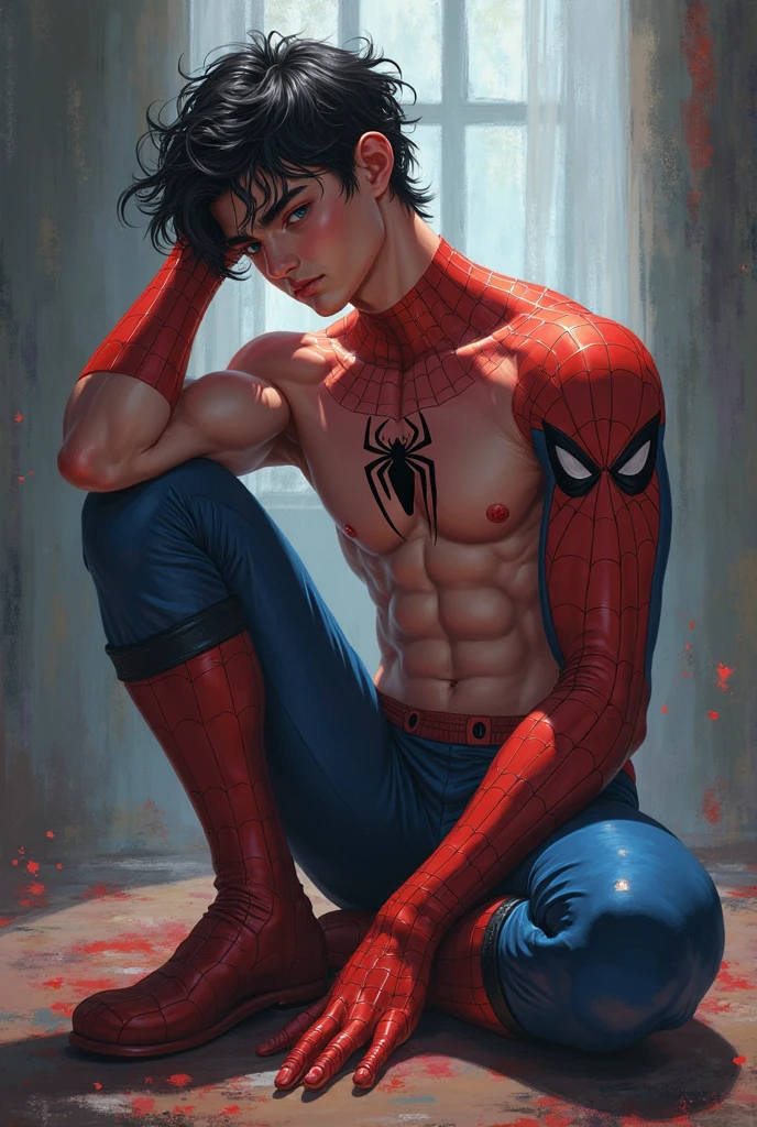 Young Tom Holland and James McAvoy in a hot Underware, (Underear:1.1), amazing body, big boobs, cinematography, maximum details, neutral colors, hdr, muted colors, soft cinematic light, insane details, intricate details, hyperdetailed, erected, ass, HYPEREALISTIC --auto --s2