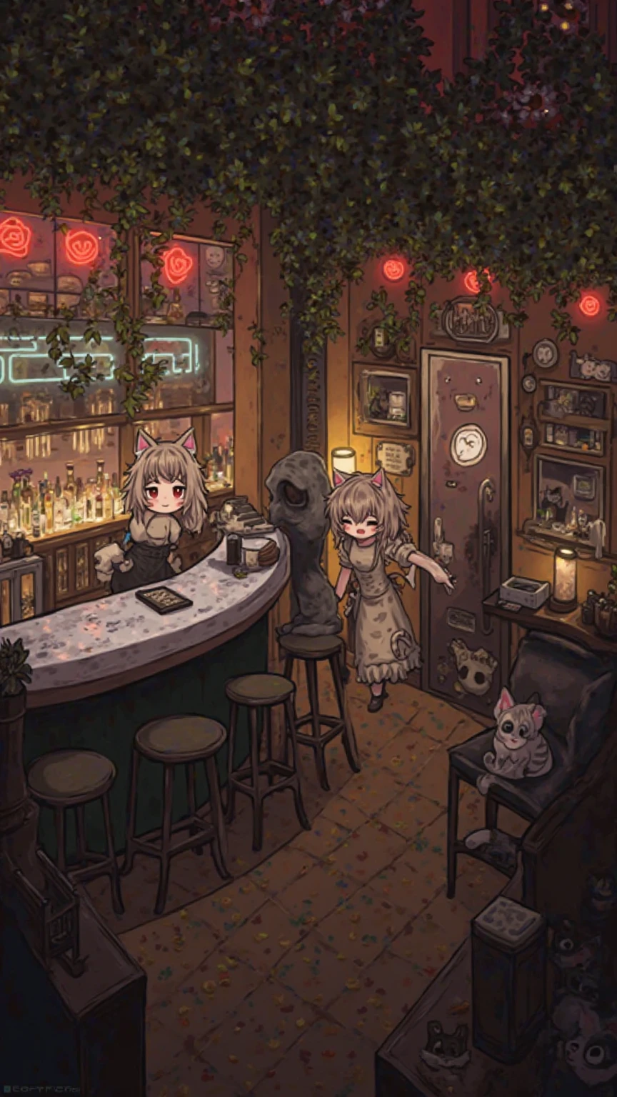 Desecration of Life、Institute of Biology、clone、Under training、Chimera、homunculus、Girl in a giant flask、Trapped in glass