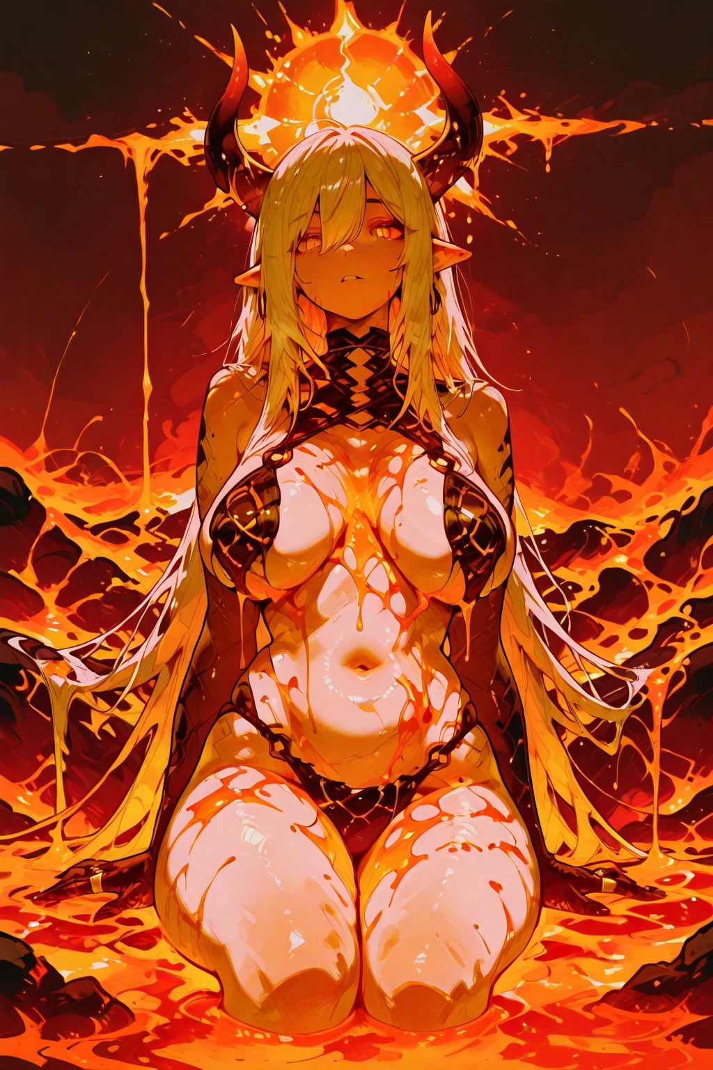 animal_ears, (dark_skin_tone:1.5), (female:1.5), (small_breasts:1.6), slender_shoulders, ((big_pretty_eyes)), (Perfect_eyes), long_eyelashes, (((absolutely_wide_Hyper_hips:1.98))), ((massive_thigh_gap:1.7)), (Plump_labia), (cleft_of_venus), [thick thighs:0.8], (tail:1.35), seductive, sexy, 1080p, best quality, masterpiece, BREAK, {bed},