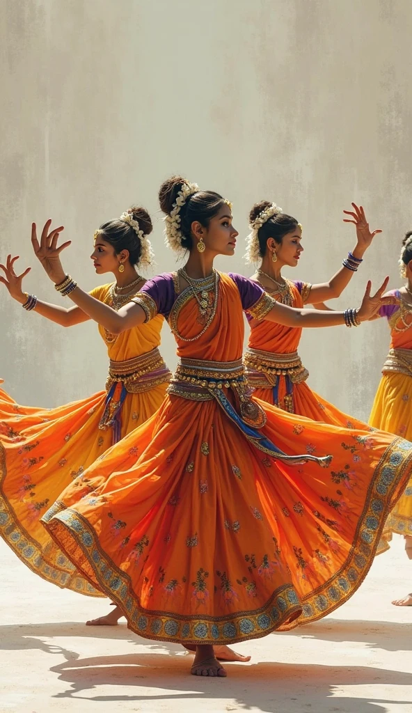  Poster for indian university dance club named rhythm rhapsody, 