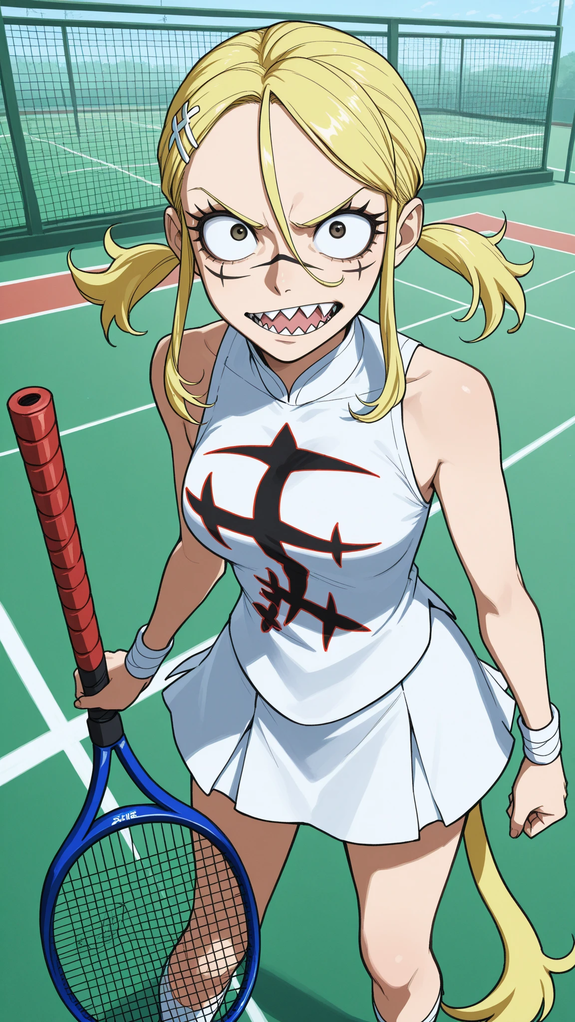 score_9, score_8_up, score_7_up, score_6_up, score_5_up, score_4_up, BREAK, source_anime, ytemari, 1girl, blonde hair, quad tails, blue eyes, fishnets, purple garment, sash, solo, simple background, anime screencap, anime coloring, cloth gagged, underwater background, shibari, hands behind back, eyes closed, show full body, underwater background, coral reef, face turning blue from oxygen depravation, looking above, tied up with tape and rope, ball and chain on one leg, legs bound, wrists bound, white cloth gag, subject off center to the left, legs and ankles tied up, white cloth blindfold, white cloth gag