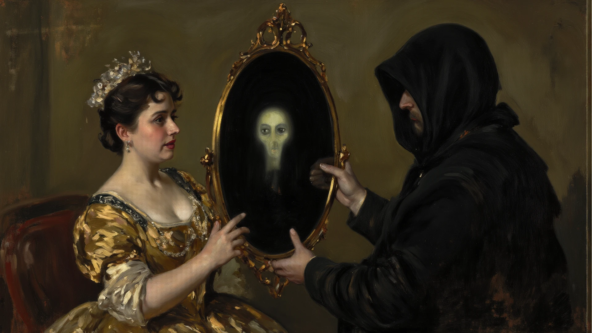 Salome holding the head of John the Baptist