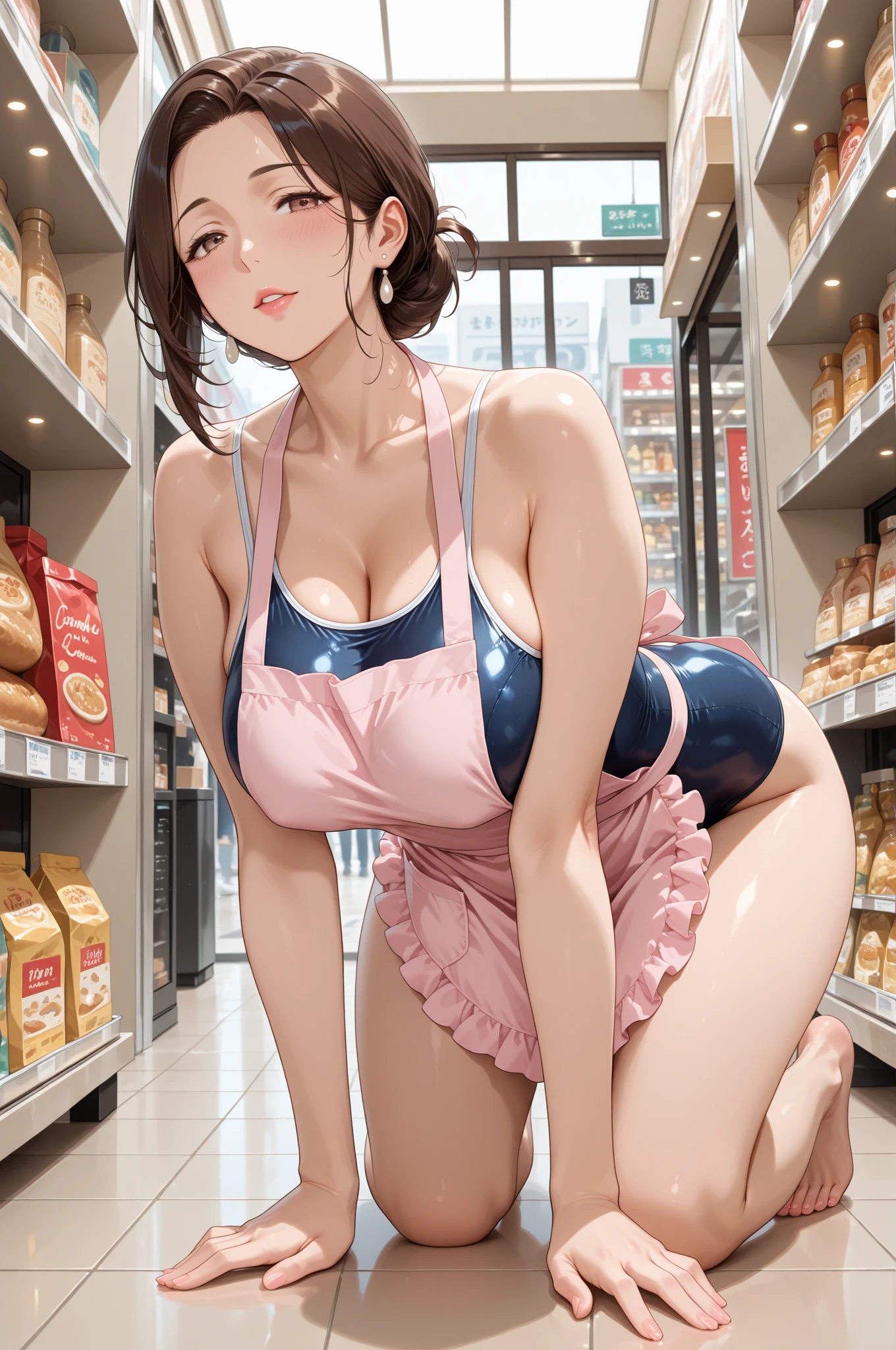top-quality、extremely delicate and beautiful、Soio、8-year-old little girl、chiquita、japanes、elementary student、A dark-haired、(Pink leotard)、dress room、Tiara on the head、A smile、is standing