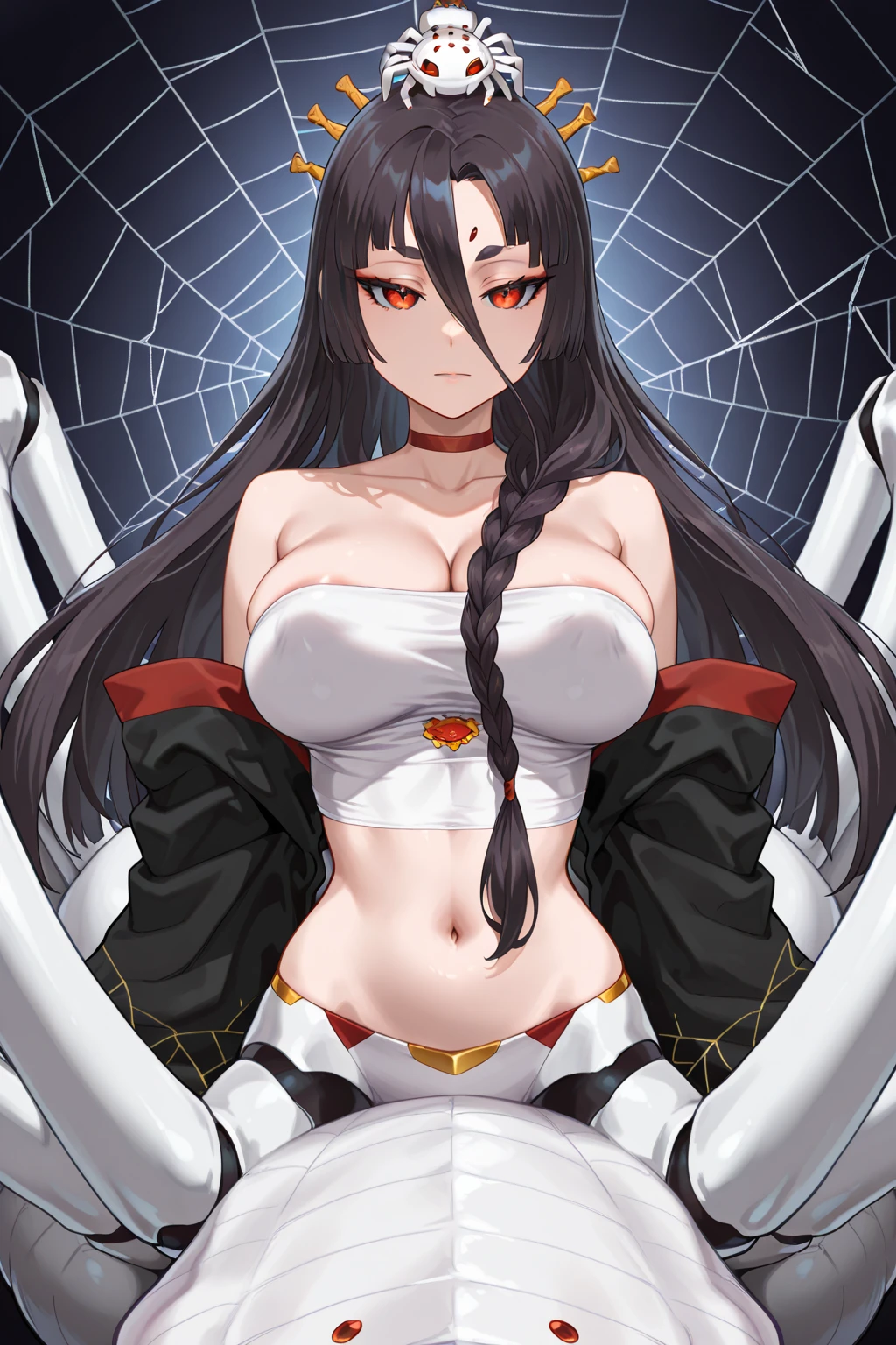Tokisaki kurumi(Date a Live), Cinematic lighting, colorfull, black Hair, Short hair, Eye color is red and gold, bare arms, medium breasts, slim and sexy body, bare legs, thighs, slim and sexy body, mature female body, Belly, slim waist, simple background, bedroom settings, beautiful eyes, nipples, ?????? nipples, belly, completely ?????, ((((having ???))), (((1girl, 1Boy having ??? vaginal))), Missionary Vaginal, NSFW, His big penis penetrated into her vagina, ????????.