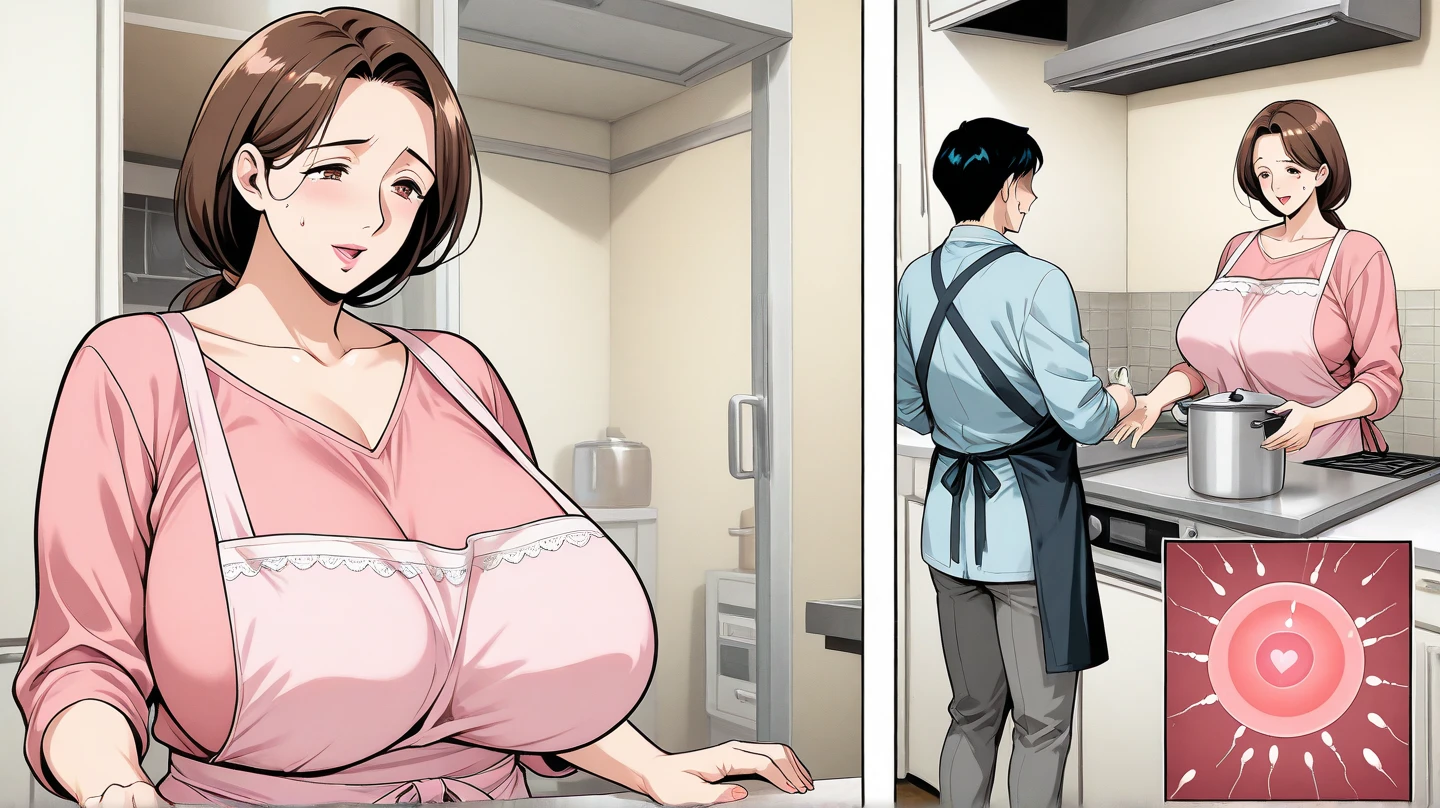 multiple thick body middle-aged women milf wearing shirt dress show backside to camera show patterned panties, old Japanese house doorway, nsfw,
