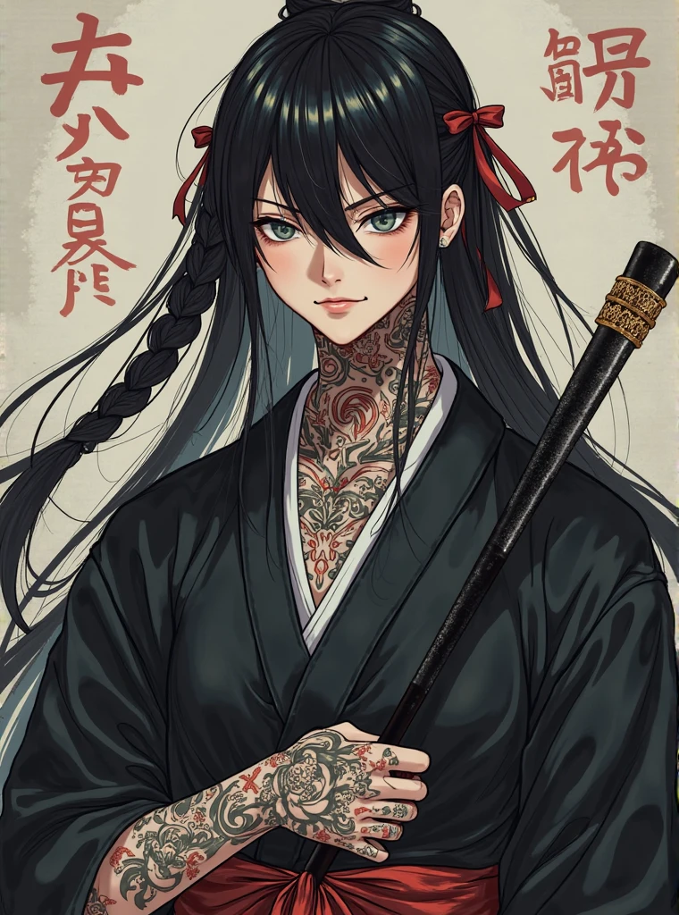 <lora:ck-shadow-circuit-IL-000012:1>,  in the style of cksc, traditional japanese art style, ink on paper, wabi-sabi, henna and carmine, sepia, BREAK sexy, 1girl, solo, erotic japanese female warrior, holding katana, dramatic pose
masterpiece,best quality,amazing quality