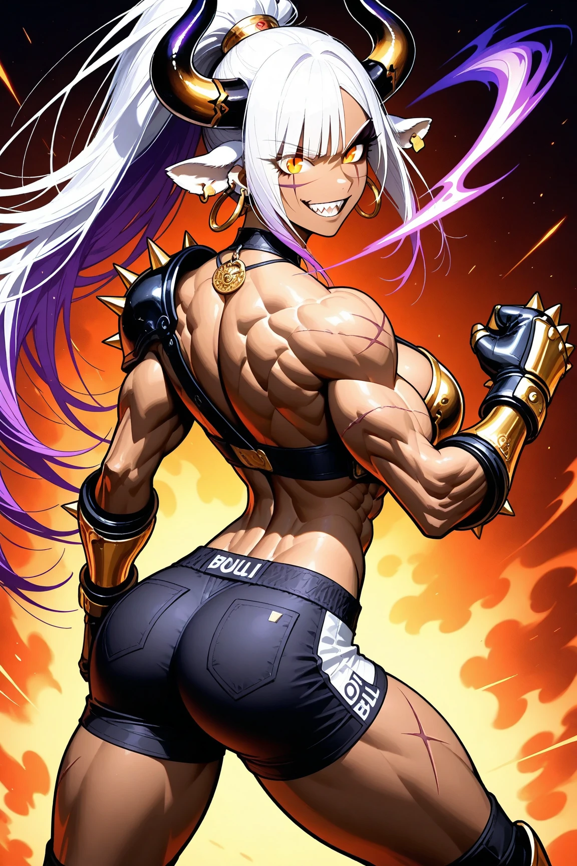 masterpiece, Ultra -HD, 8K, digital anime, bedroom alone, crossdresser alone, no muscle, pink long hair of pink emphasis, gay hentai Anime, Tall,17 old a boy, make a bicep on your right arms, Small breasts, one beautiful a boy, pink lipstick, blushing face, Fair skin, Black police hat with skull and crossbones, transparent clothes, white tank top emphasis, Actually male, Breast visible, see-through breasts, belly button exposed, black micro shorts, crotch emphasis, sexy fish nets, legs spread, lovestruck face, sexy pose, The crotch bulges a lot, The crotch bulges a lot, Handcuffs are hanging from his denim shorts, 2 arms, 2 legs, black high heels