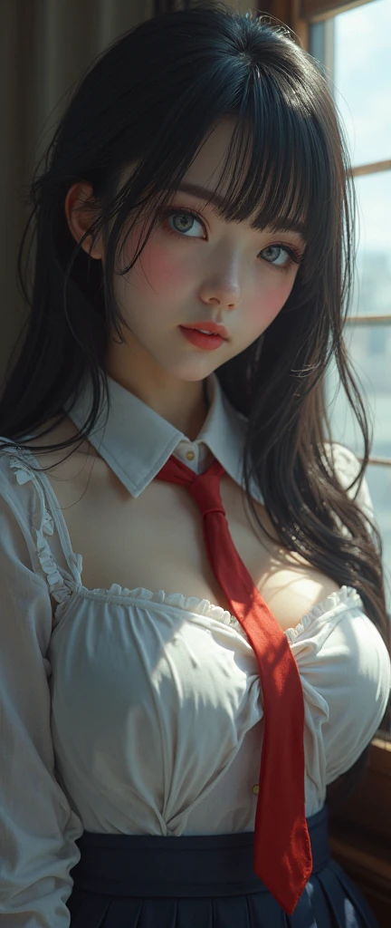 8K、RAW Photos、Highest quality、Super detailed、Super Resolution、Ultra HD、8K壁紙、Amazing details blazer uniform girl ((White blouse with formal collar, Blue Blazer,
Red Check Skirt, Red checkered ribbon on blouse)), Complete limbs, Full Finger,
(((A woman is sleeping with her eyes closed)))Brown Hair、(White skin)
(((((Full body photo)))))
((((Panties and bra are visible))))