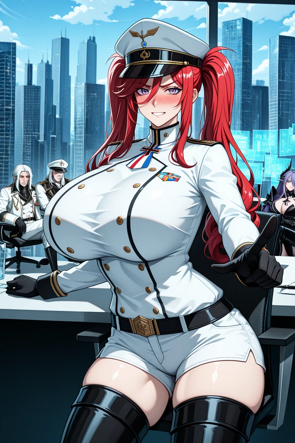 (Mature Woman),(Big Breasts),(Long Hair),パワーレンジャー standing in a line,Special Effects,Colorful combat uniforms,Promotional Steel,Fallen into evil