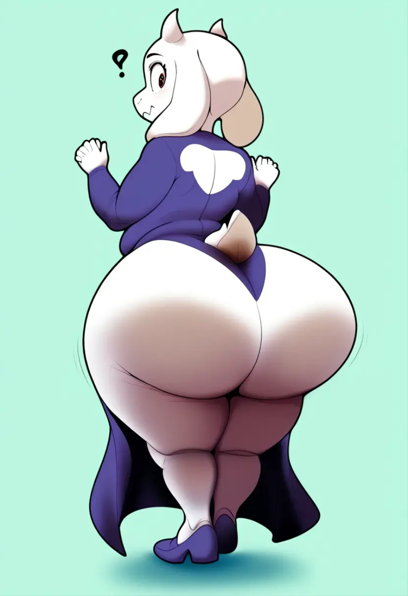 striped skunk,digital painting,anthro,furry,body with curves,fur,big tail,fur black and white,huge ass,blue eyes,embarrassed face,back view,ass Focus,male,femboy,effeminate body,wide hips,thick legs,heart shaped butt,detailed face,detailed body