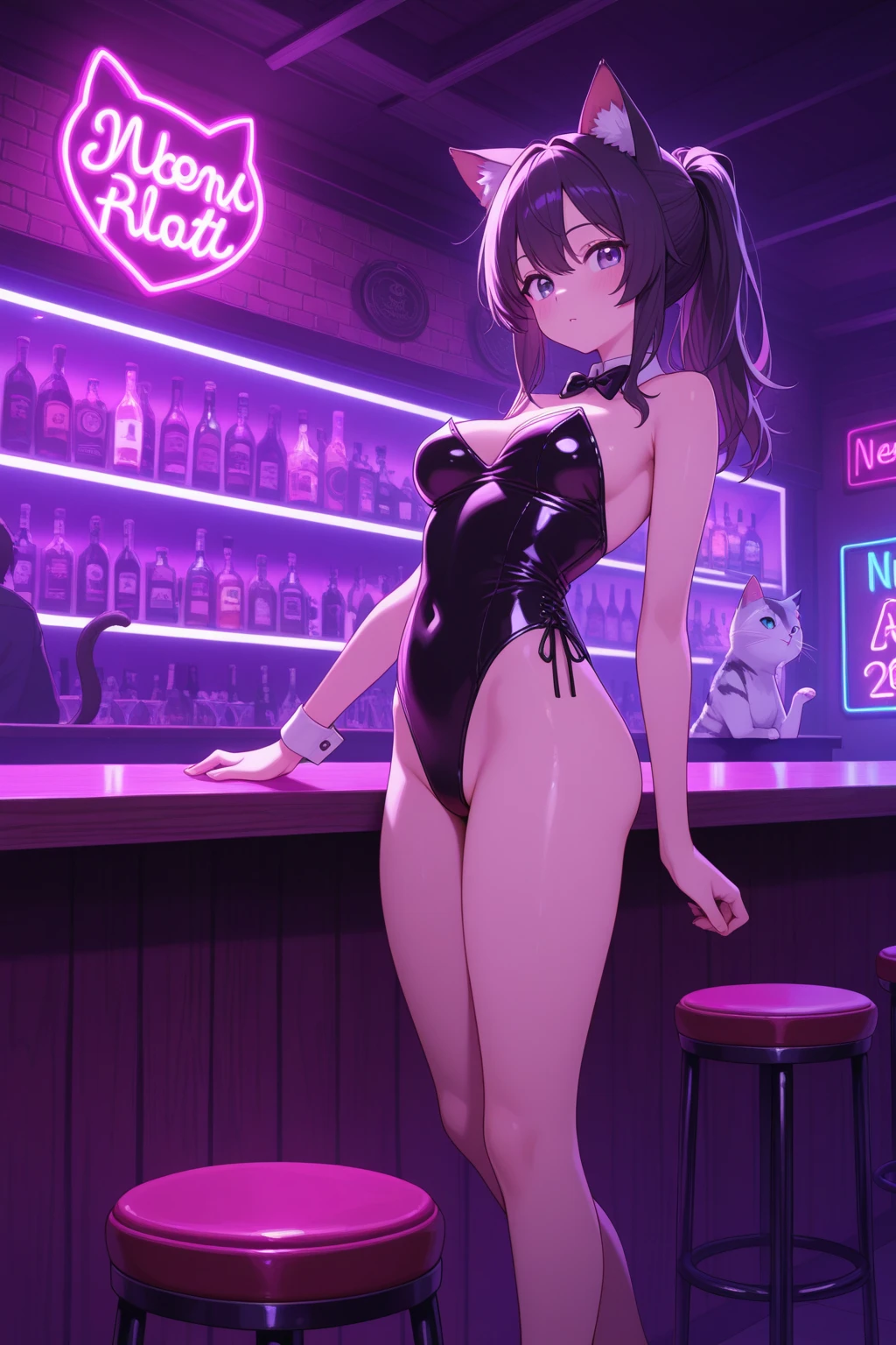 dance club, colorful lights, energetic atmosphere, beautiful girls, fashionable clothes, tasty food, luxurious hotel room, gourmet cuisine, gourmet dessert