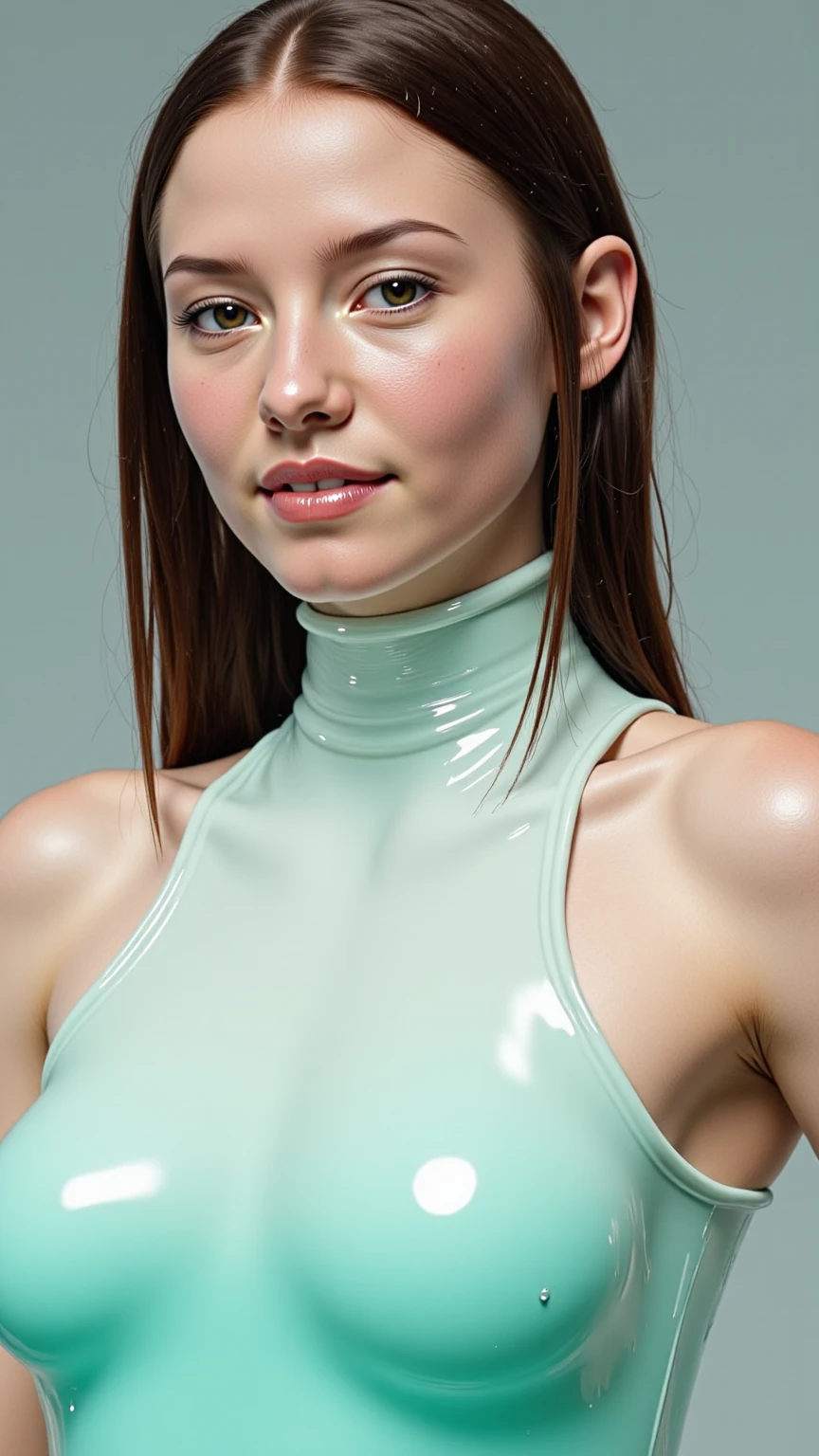 (((masterpiece))), (((best quality))), ((ultra-detailed)), (highly detailed CG illustration), ((an extremely delicate and beautiful)),(from side),cinematic light,((1mechanical girl)),solo,full body,(machine made joints:1.2),((machanical limbs)),(blood vessels connected to tubes),(mechanical vertebra attaching to back),((mechanical cervial attaching to neck)),(sitting),expressionless,(wires and cables attaching to neck:1.2),(wires and cables on head:1.2)(character focus),science fiction,white background, extreme detailed,colorful,highest detailed, metallic bikini for robotic girl,