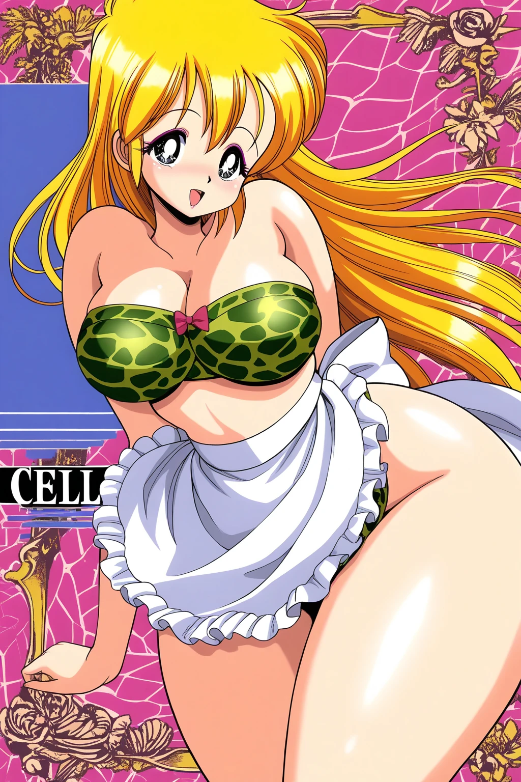One Woman、Huge breasts、（Huge breasts：1.8)、Pretty Cure、Cure Peace、skirt，T-back pants,String Panties,Pubic hair sticking out，Pubic hair sticking out，Nipples are erect,The nipples are erect，Tentacles ,Mechanical machine，2-hole penetration　double penetration,Bondage　BDSM,Bondage　Bondage,Tentacles under clothes　tentacles under clothes