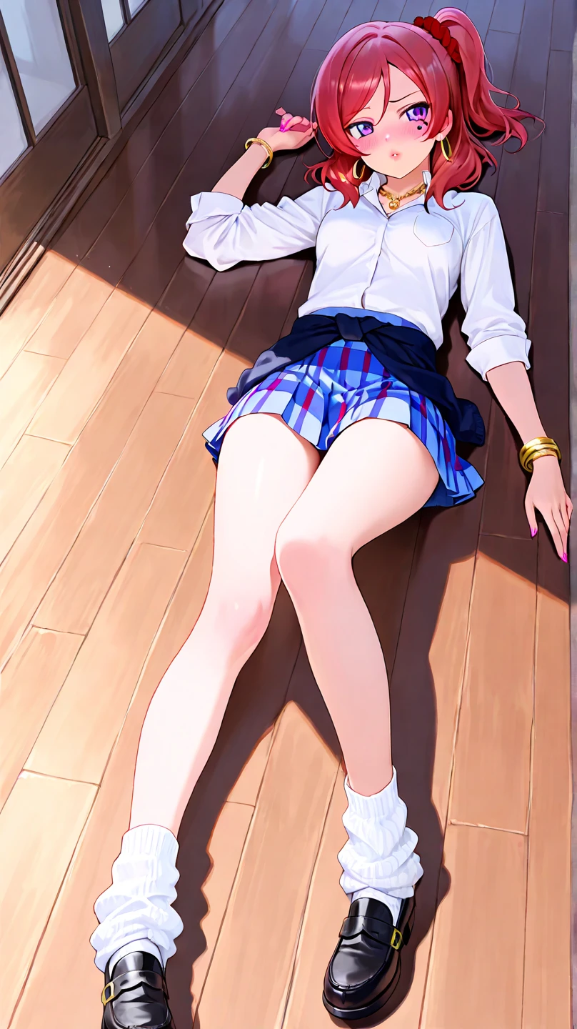(1 person、alone), Beautiful woman, (High resolutionで美しい黒い目)、Anatomically perfect body, Slender、(High school girls), (Sailor suit、Pleated skirt), (Black socks、Brown Loafers), detailed panty, (Lying on your back:1.2)、(Pussy juice:1.1), (Look to the side)、18-year-old、(Highest quality), Black Hair、(short hair、Bobcut)、(8k, High resolution)、(shy:1.4)、medium breast, (steam:1.1), (embarrassed:1.3), show off nipples under shirt, classroom、On the floor, tears