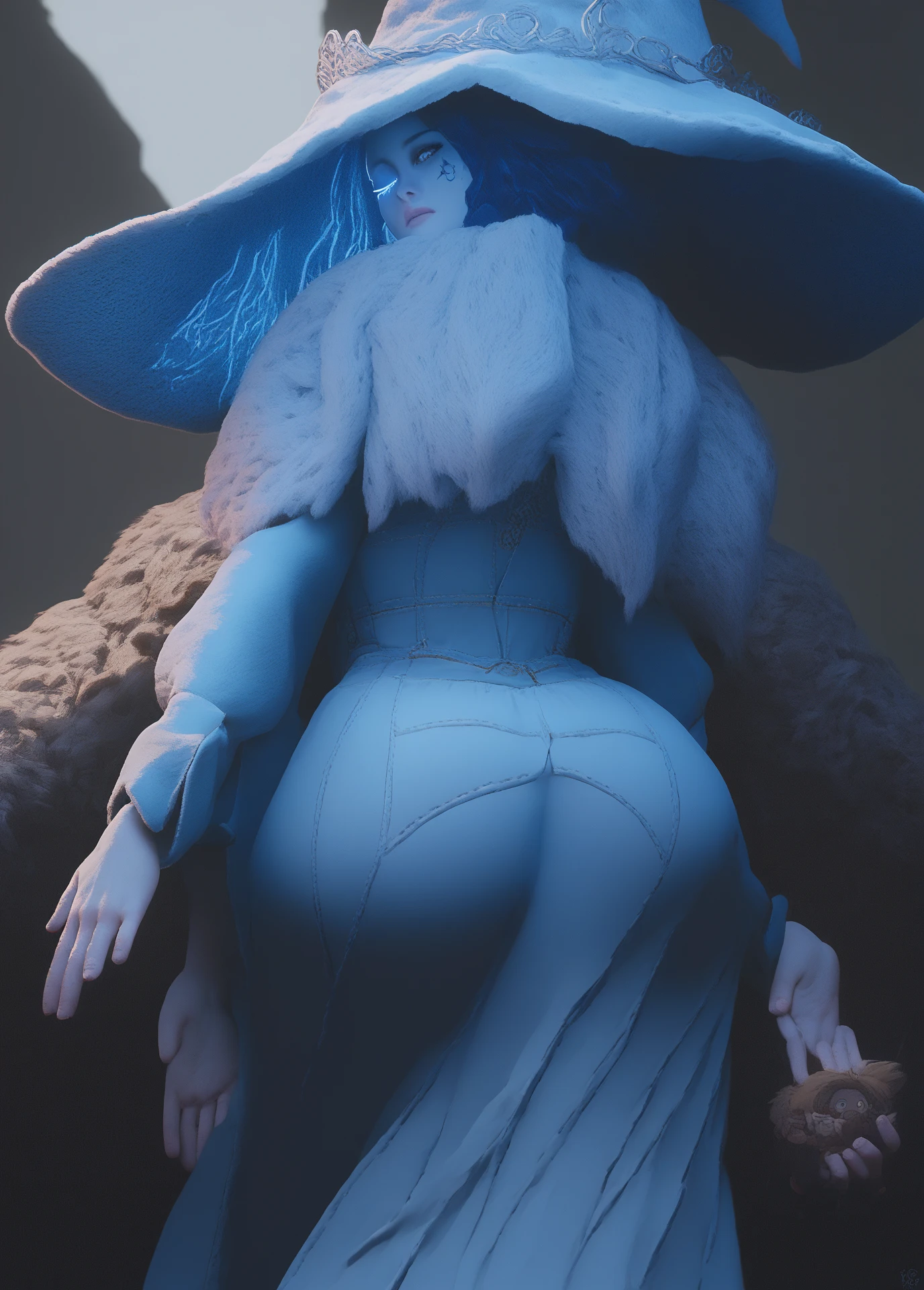 refined, high dynamic range,
<lora:EmilyTheCorpseBride 40:.65> beautiful attractive woman big eyes full lips sitting with her legs crossed, low angle view, depth of field,