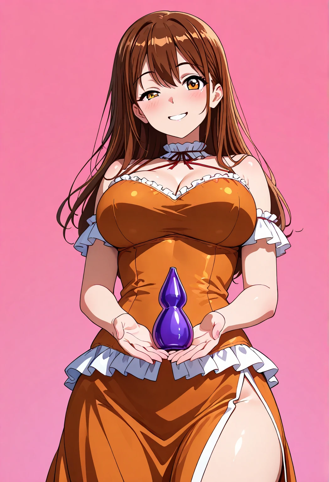 score_9、score_7_upper、sauce_anime、Shinobu Miyake、Long Hair、bangs、Purple Hair、(Tabletop、Highest quality、High resolution、Pixel Perfect、Huge nipples、4K、)、1 girl、single、One person、Beautiful woman、I could see the whole body、Completely naked ((Wavy medium hair、bangs、Brown Hair))、((Brown eyes、Beautiful eyelashes、Realな目))、((Detailed face、blush:1.2))、((Smooth texture:0.75、Realな質感:0.65、Real:1.1、animeCGスタイル))、Kiss marks all over the body、Dynamic Angle、Perfect body、 fully exposed、Earrings、necklace、ロープで縛られた裸の婦警さんとおしっこをしている女の子 大きな勃起乳首の女性の母乳を搾乳 巨大な超巨乳の女の子 Erect nipples、Big clit in wet pussy、blackのニーハイストッキング、、はにかんだsmile、wonderful、Ox handle、Cowbell、Cow ear and horn headband、Get wet、（Breastfeeding stains：0.5）、Dirty barn、Straw、On all fours、smile、View your viewers、Dutch Angle、Huge saggy breasts、Erect nipples、nature（black）Curly armpit hair、Unshaven pubic hair、Low Statue、Dog food bowl filled with breast milk　Getting my big ass spanked　　　blackの網タイツ