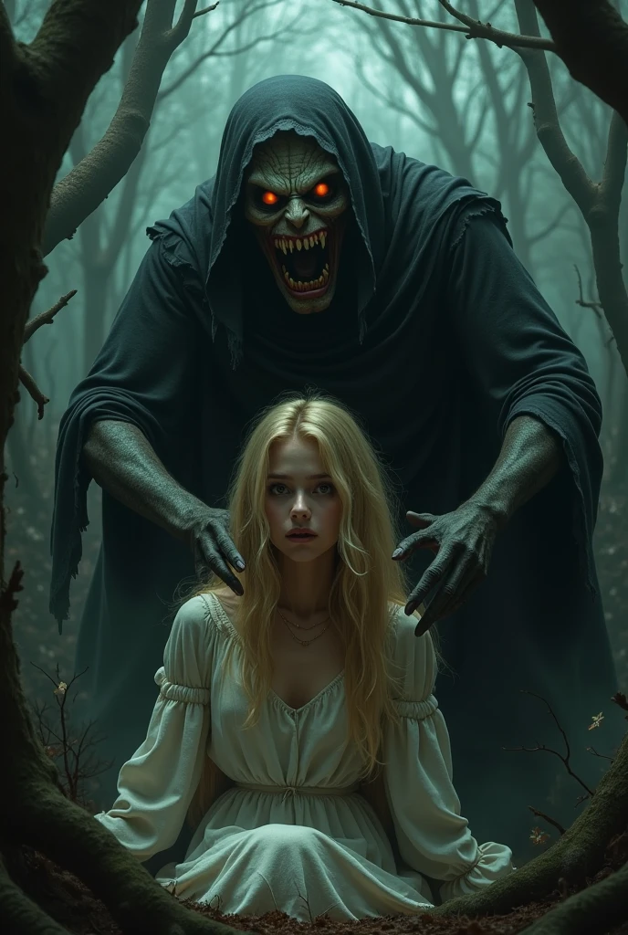 digital art, golden ratio, award winning, surreal, sharp, fascinating, hyper detailed, super realistic, god rays
(beautiful (scared, frightened) woman (perfect face, perfect eyes), (running away, looking over shoulder, being chased)), dark woods, shadowy light, eeiry, movie poster, cinematic, rim lighting, dark shadows, moody, horror aesthetic
<lora:Danmumford:0.5> <hypernet:pain_:0.7>