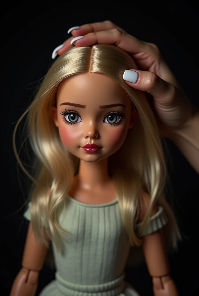 Barbie girl doll version realistic small ears