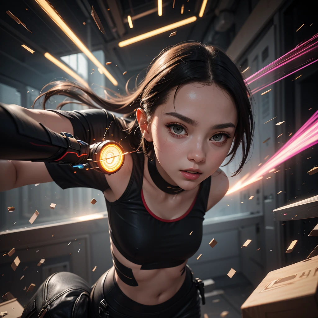 A woman with powers