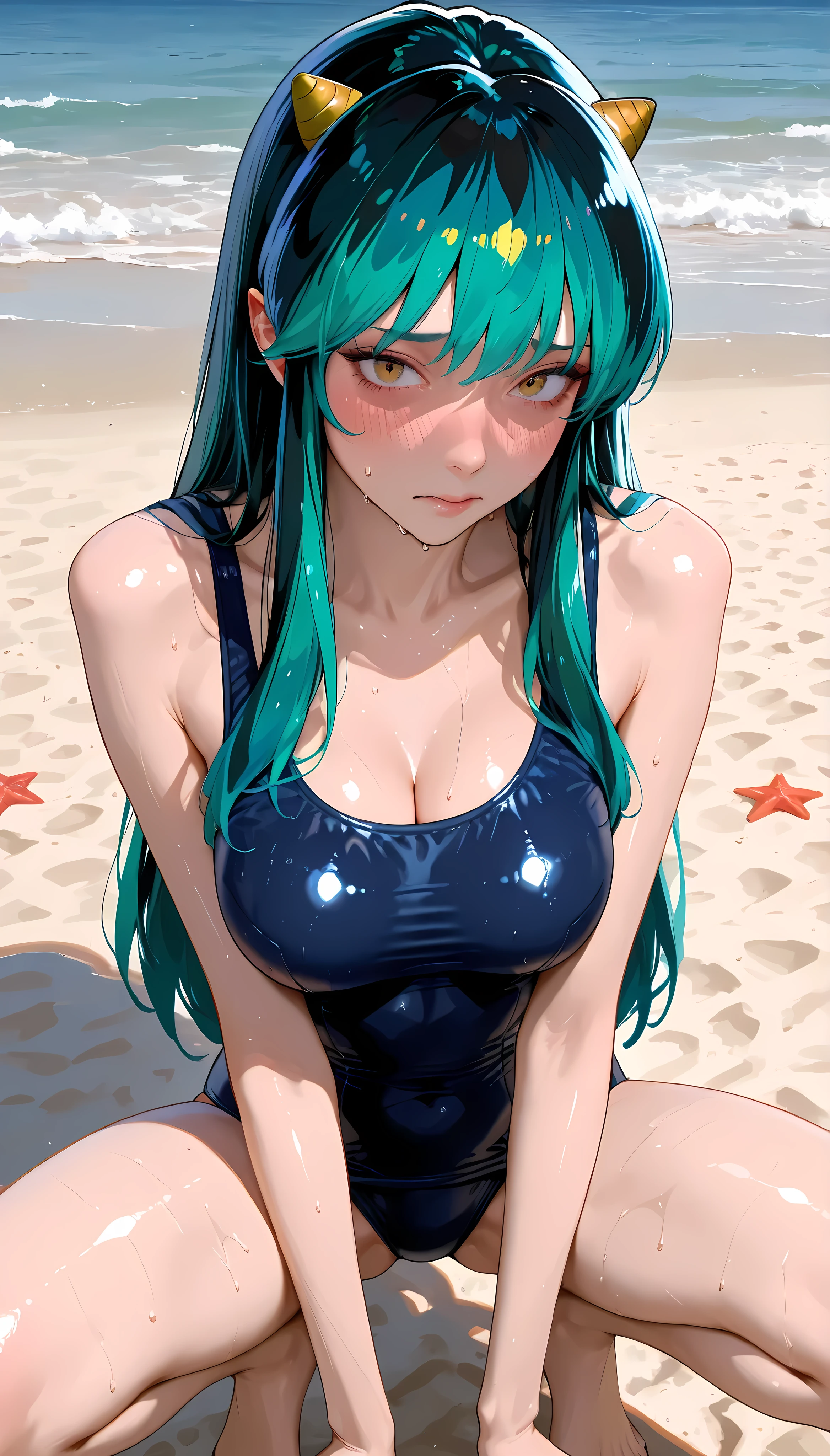 Anchovy de Girls und Panzer cute face swimsuit