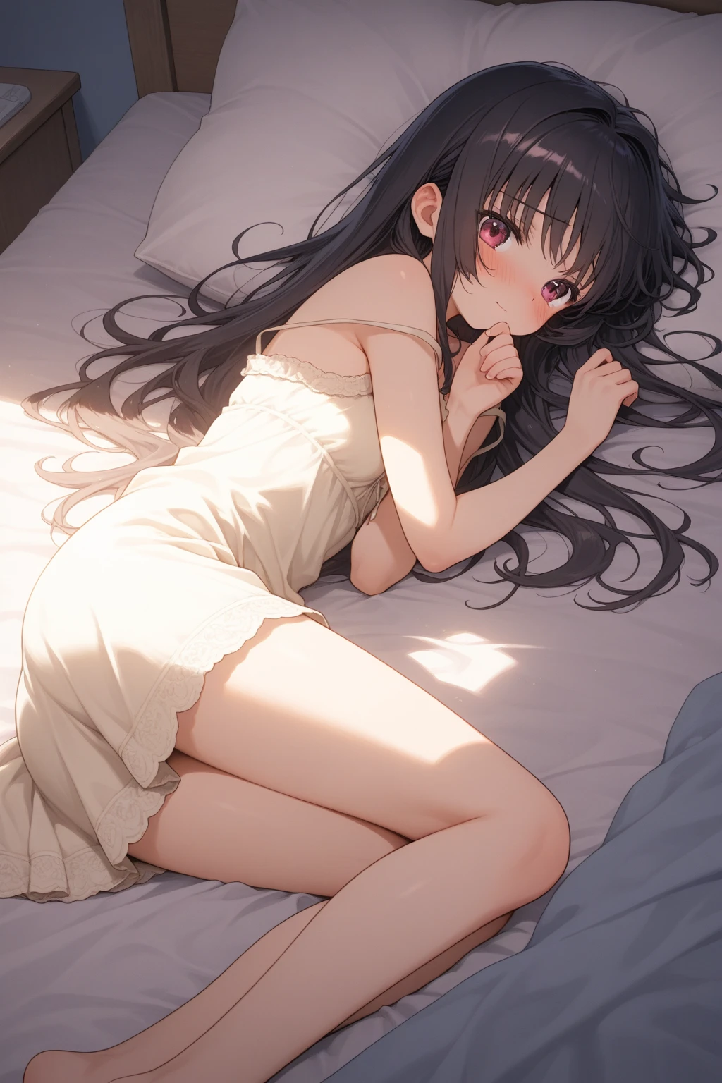 (Tabletop.highest quality).(Dynamic Low Angle、Hair blowing in the wind、Fluffy animal pajamas、Pillow Talk、beautiful spotlight、Beautiful body、Sweating profusely). (CG paintings with attention to detail),(Perfect image).(Sexy idol gravure、Horny pervert swimsuit gravure、I'm proud of my outfit、Presentation to the audience)、Comic Strip.shape.1 girl.Detailed face、Running along the shore、Perfect body.(Child body type、Small breasts、Thin chest、No underwear)、Beautiful thighs、Beautiful belly、Perfect Face.Delicate face、Raise your arms、Proudly、Pull your chin in、Seashell hair ornament、Shiny Swimsuit, Gorgeous swimwear、Exposure、#(Beautiful bikini showing off belly and bare legs)、Exposed breasts、Rough skin、Long Hair、(bunny ears girl)bunny ears girl、#((Beautiful brown eyes)).Delicate and beautiful eyes、Beautiful eyes lit by light、Shiny Hair、Reflected Eyes、.(Looking at the audience:1.3).(Red face:1)、#8k wallpaper、Bold full shot、reflected light、Most detailed、Complex、Delicate background、Rough skin、Fine skin、(Super Resolution)、mini skirt、Chirarizum、(whole body、Beautiful whole body statue、 Body Type)#((Beautiful brown eyes)).Delicate and beautiful eyes、Beautiful eyes lit by light、Shiny Hair、Reflected Eyes、.(Looking at the audience:1.3).(Red face:1)、#8k wallpaper、Bold full shot、reflected light、Most detailed、Complex、Delicate background、Rough skin、Fine skin、(Super Resolution)、mini skirt、Chirarizum、(whole body、Beautiful whole body statue、 Body Type)
