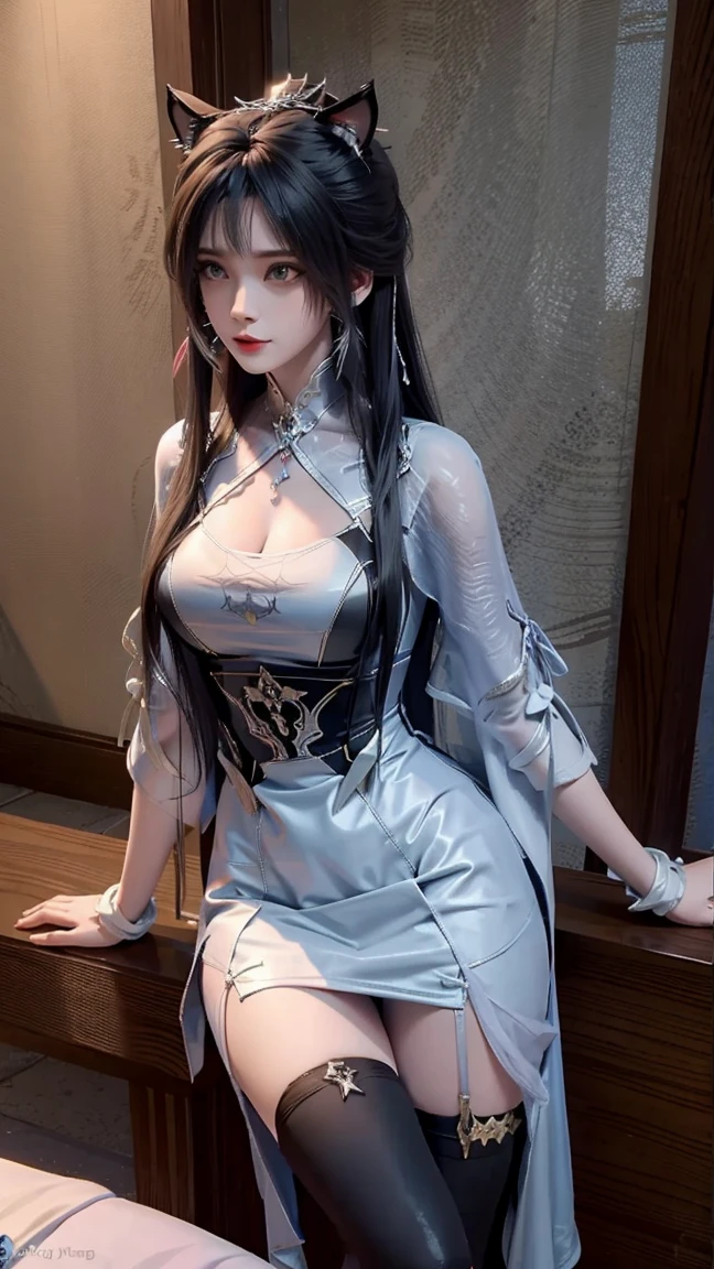 Royal sisters，Exquisite eyes，Frozen queen，Put the crown on your head，Detailed facial expressions body，tall and big，Glamorous characters，Leg length，4K，HD，The look，White translucent lace，白皙Full figure，Little cherry mouth，Beautiful and lovely，Full figure，Glossy Gel Coat，Vampire Queen in luxurious gown，Have a tattoo(Intricate tattoo designs)，The tattoo is very three-dimensional，Ice Princess，Rich facial details，Eyes are blue(Pupils as deep as the starry sky)，Gorgeous silk(Silky reflective)，Wear dark red lipstick，Gorgeous clothing，