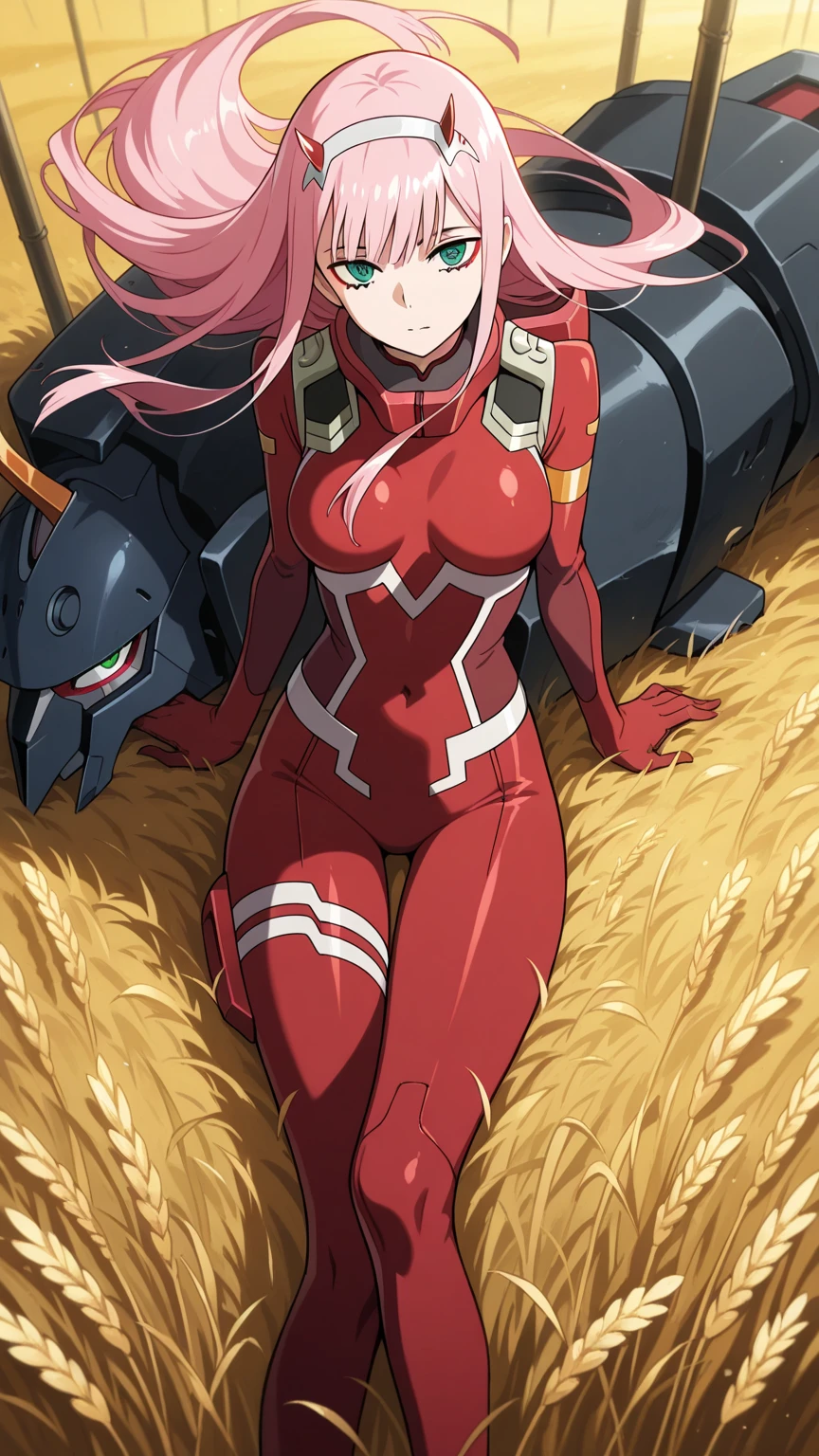 See-through boobs,See-through crotch area,Sheer belly,Sheer lower body,Sheer upper body,Naughty,Highest quality,See-through Asuka suit,A cartoon drawing of a woman with a gun riding a motorcycle, Gainax anime style, Gainax, studio Gainax art, inspired Masamune Shirow, Asuka suit worn under clothes!, studio Gainax, studio Gainax illustration, Masamune Shirowのスタイル, Masamune Shirow, Masamune Shirow, Female body type,naked