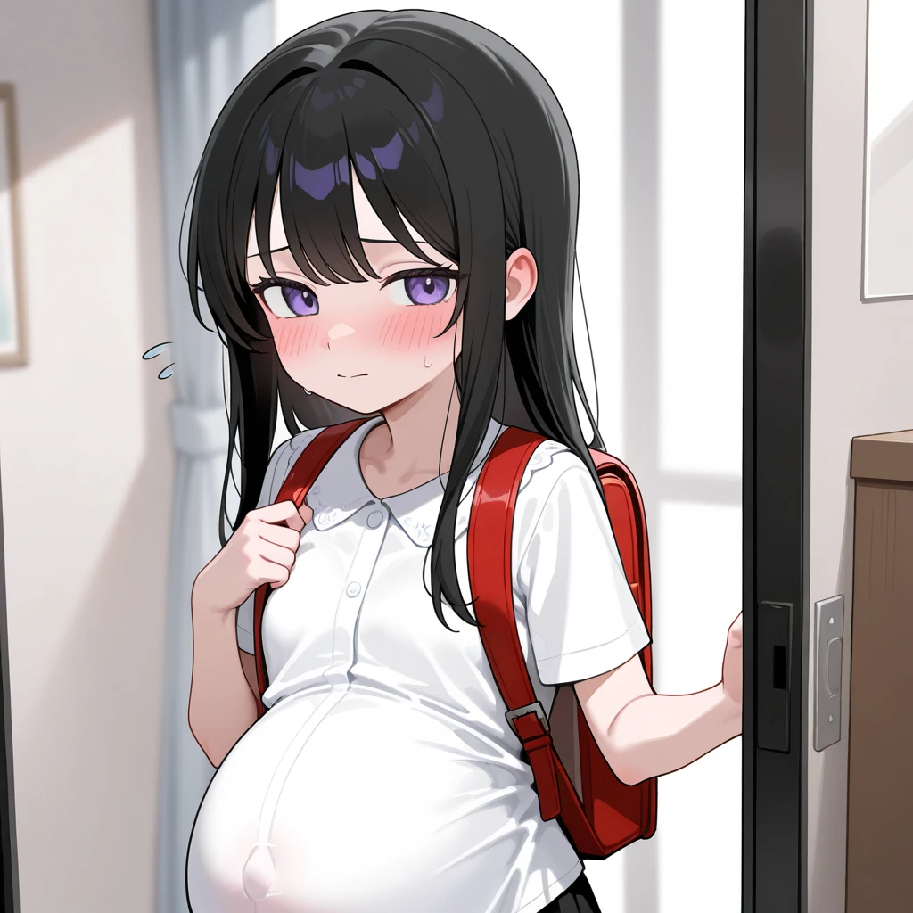 Have cat ears、work、Looks very painful、Small face、、Very embarrassed look、Big Breasts、Very impatient、Trembling、Sweating、Are pregnant、disease、abdomen、Fixed、abdomen、Wearing a maternity suit、Show your belly、One Girl