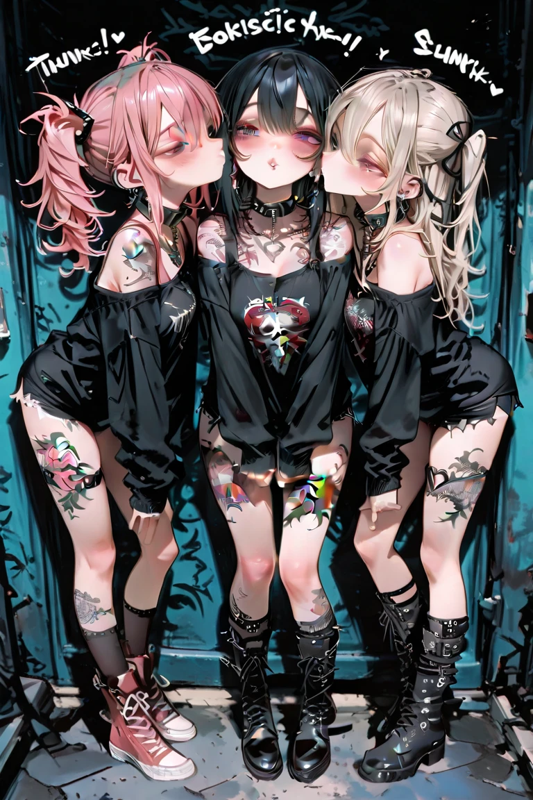 ((best quality)), ((masterpiece)), (detailed), 1girl, straight pink hair, pink eyes, skinny, goth, naked, fingering her pussy, squirt, squirting everywhere, horny, tongue out, aphrodisiac, long black nails, large tattoo, small pussy, sweaty body, wet pussy, , small ass, masturbating, nipple piercing, gothic accessories, one hand on her tits and the other hand on her pussy, gothic belt, on the bed, ahegao, rollong eyes, 18years old, blush, cat ears, peeing, 165cm, vibrating