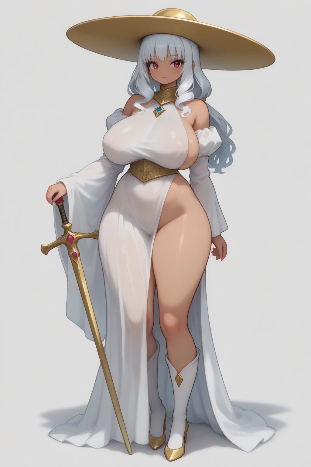 1girl (adult woman:1.2), (very_long_hair, white_hair:1.3) (portrait:1.3), (coloring book, masterpiece, realistic:1.3), (extremely intricate:1.2), (sketch, doodles, monochrome, lineart:1.2) (by WLOP:1.3), elegant warrior, a beautiful and graceful woman, with a slender and girlish figure, an oval and exquisite face, large and lustrous eyes, and a mass of hair, (((Nearly ?????))), highly wrought ornaments that signify her rank and status, a mysterious medallion, ((ornate ?????? caps, intricate pasties)), jewelry, earrings, necklaces, ornate and extravagant crown, ((1girl)), (((no panties))), thigh gap, sharp eyes, full body, only wearing jewelry, sexy pose, flirting with the camera, castle background, flower line drawing background, ((white background)), line drawing, ((((sketch, line art, (extremely intricate:1.2), monochrome, lineart:1.2)))), by frank cho and Adam Hughes, ((bare midriff, bare shoulders, bare thighs, elegant hands,)), toned pelvis, toned hips, milky hips, navel piercings, body piercings, huge breasts, sandals, neck chains, castle, detailed background, art by artgerm and greg rutkowski, cinematic lighting, a closeup portrait of a playful woman, 25 yo, Ana de Armas, natural, amazing body, pronounced feminine feature, speaking, laughing, festival, (pink hair with white tips), freckles, flirting with camera, side boob, (gold, freckles, huge breasts, ?????, underboob), thigh gap,