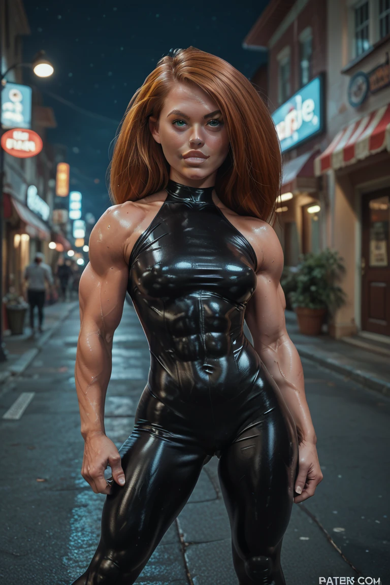 (1 girl:1.25), (cara delevingne:1.25), (a photo of a bodybuilder girl naked on the beach:1.25), (long pink hair:1.25), (huge upper body:1.25), (wide shoulders:1.45), (huge muscular arms:1.25,) (10-pack abs:1.25), (skinny legs), Realistic, Very detailed face and eyes, masterpiece