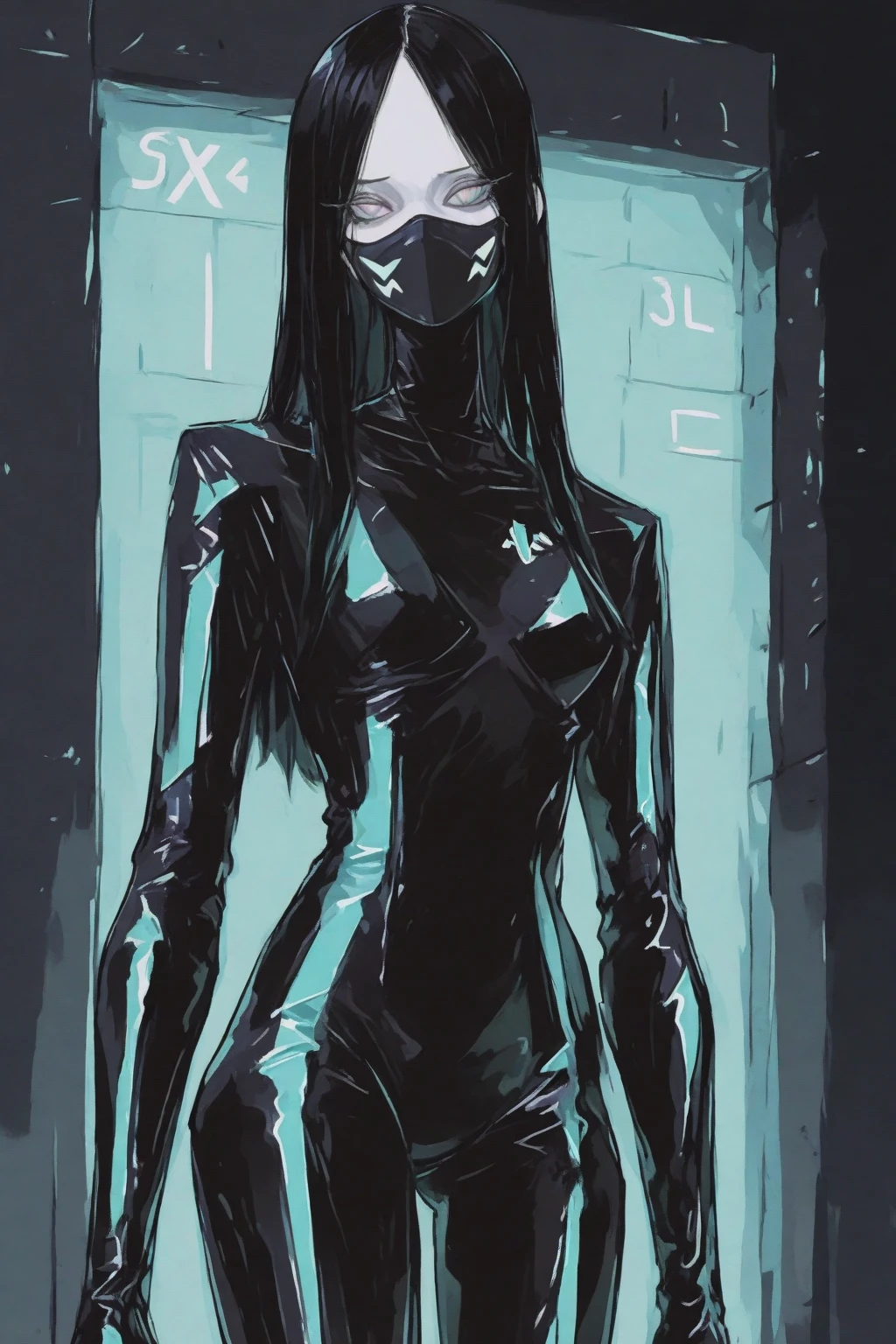 Woman alone, European woman, 8k, absurd res, ((wide eyes: 1.4)), flawless face, (crisp black deco style formal business clothing), 1woman, alone, natural body, full body image, 8k, masterpiece, highly detailed, (detailed golden eyes), expressive detailed eyes, pale skin, ((symmetrical eyes)), detailed pupils, realistic skin, some freckles, realistic skin texture, ((small chest: 1.3)), analog style, (chin length hair), ((dark hair: 1.5)), deco cyberpunk setting, entire head and body image, ((her entire head and body must be in view)), perfect anatomy, anatomically correct, ((pale skin)), ((wearing flat boots: 1.3)) ((black blouse)), ((black pants)), (jacket), ((deco-futuristic, cyberpunk))