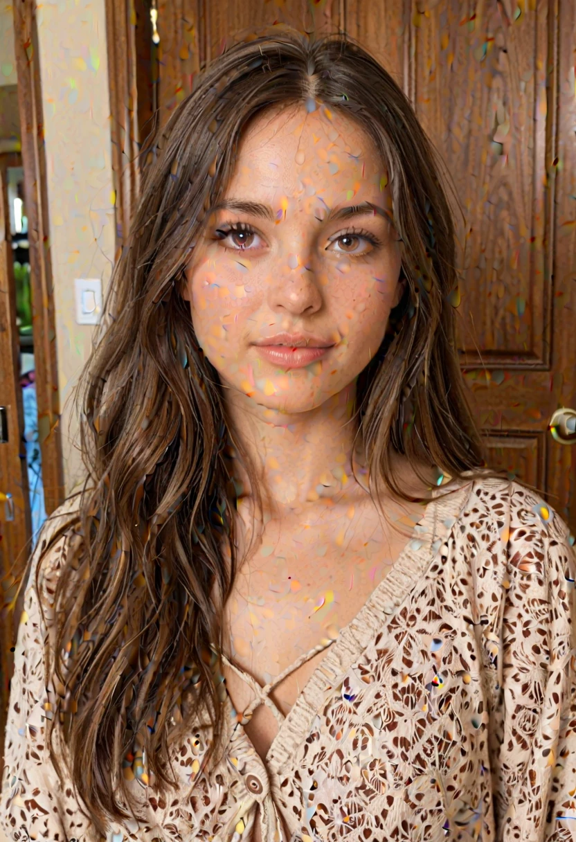 photo of S178_ParisBishop,an attractive woman,in a (bar:1.1),wearing a (turtleneck-polkadot-dress:1.1),(8k, RAW photo, best quality, depth of field, ultra high res:1.2),(absurdres, intricate, photorealistic, masterpiece, ultra-detailed:1.3),